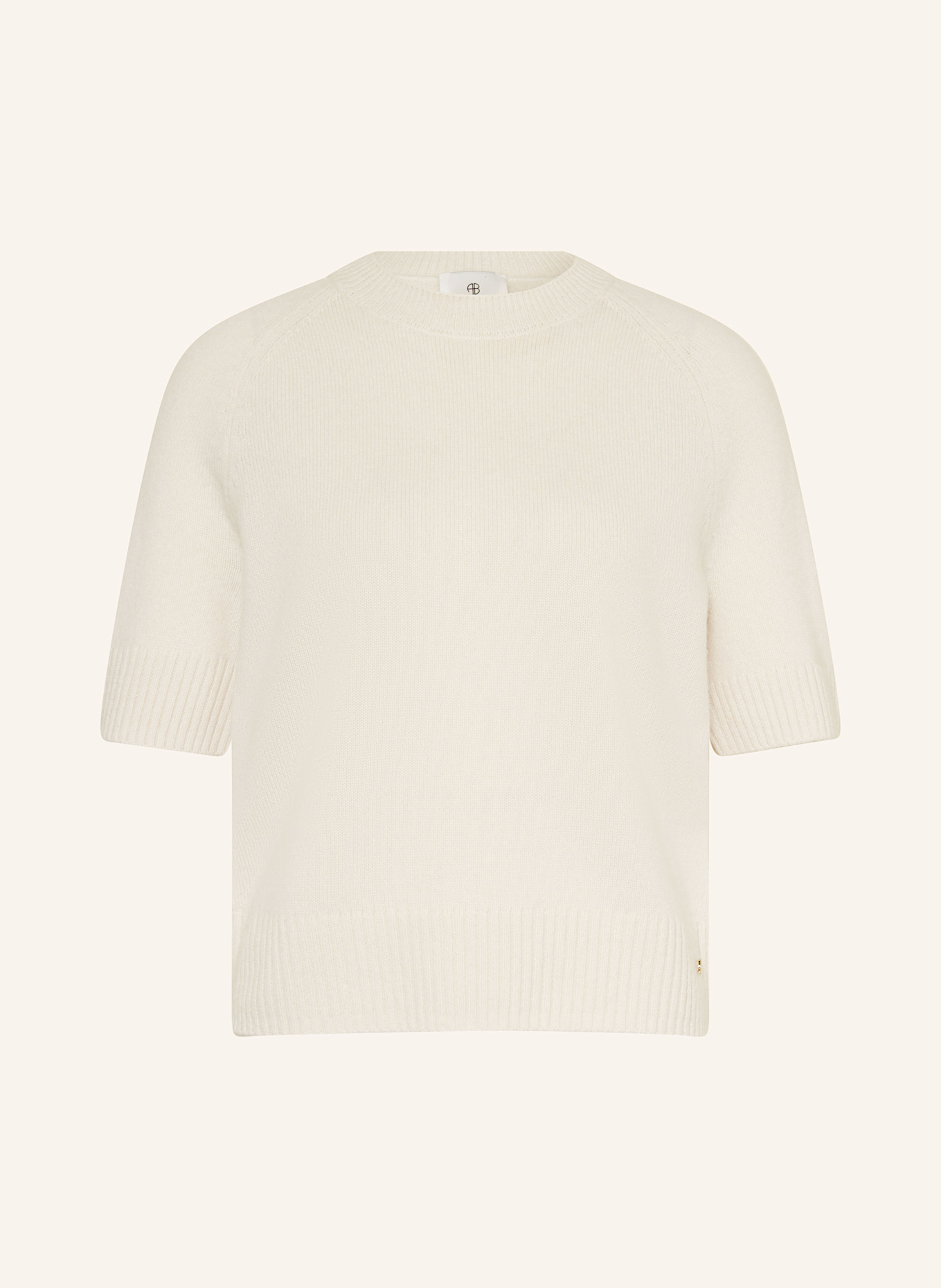 ANINE BING Strickshirt aus Cashmere: ECRU