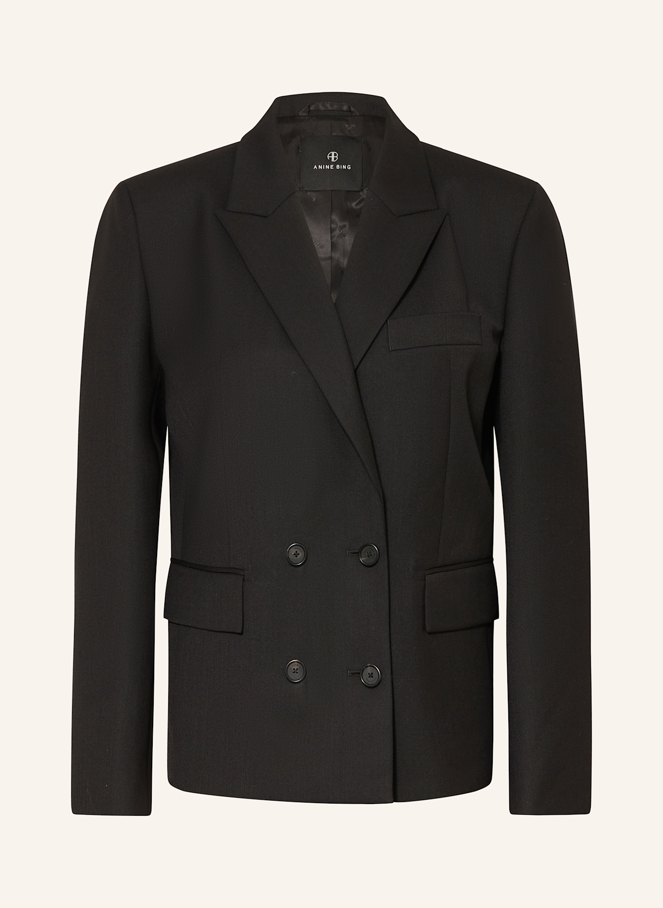 ANINE BING EVALYN blazer in black
