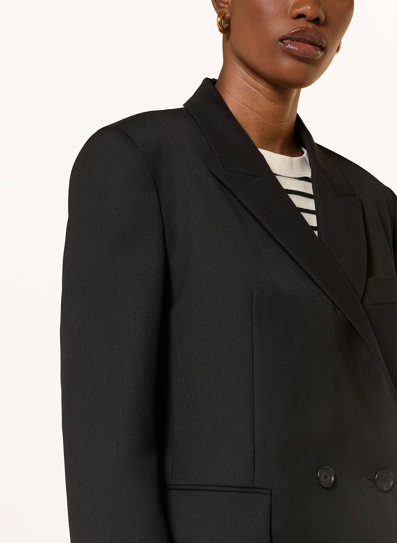 ANINE BING EVALYN blazer in black