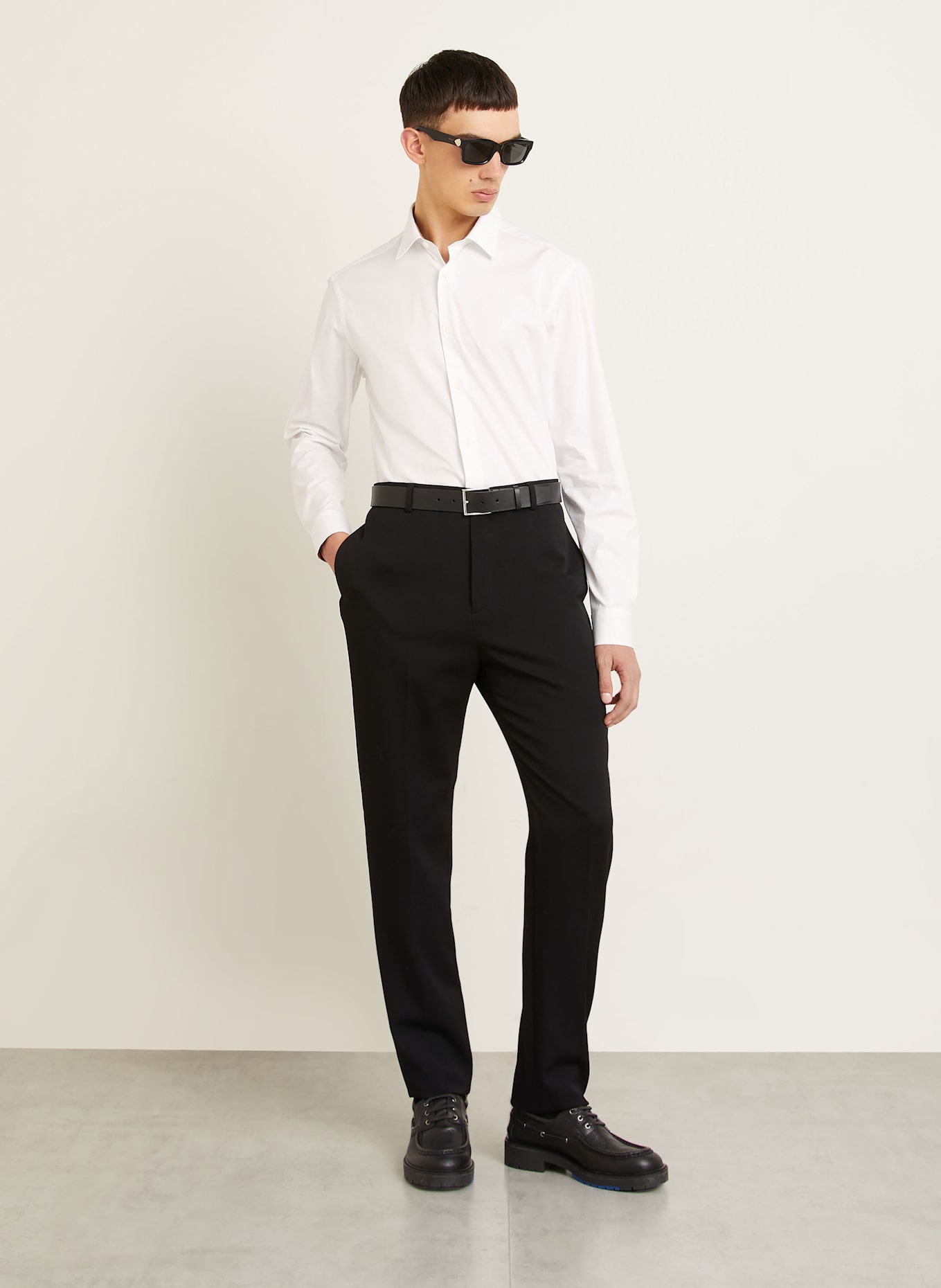 BURBERRY Koszula SHERFIELD comfort fit: BIAŁY
