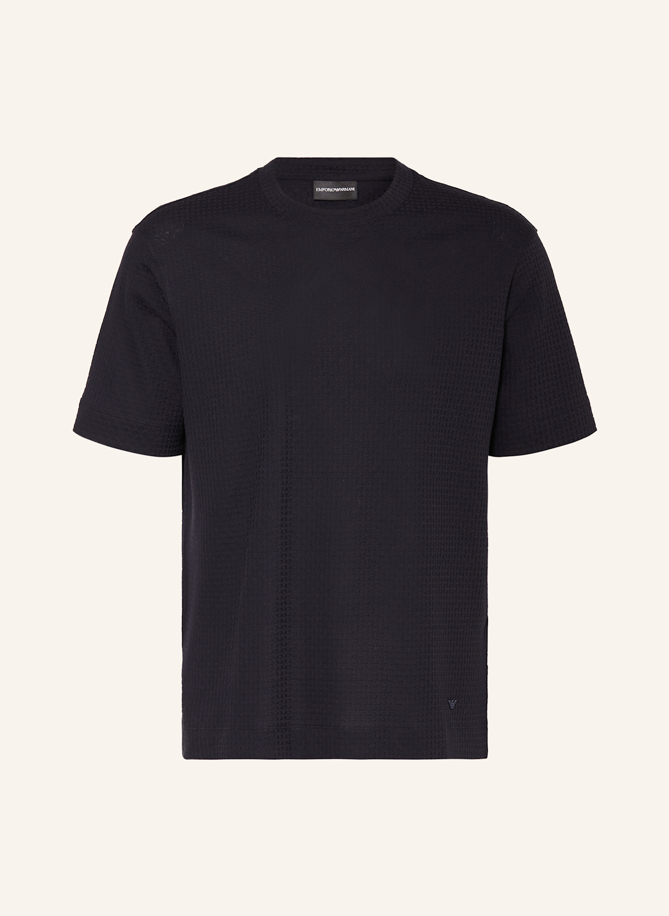 EMPORIO armani silver T-shirt: DARK BLUE