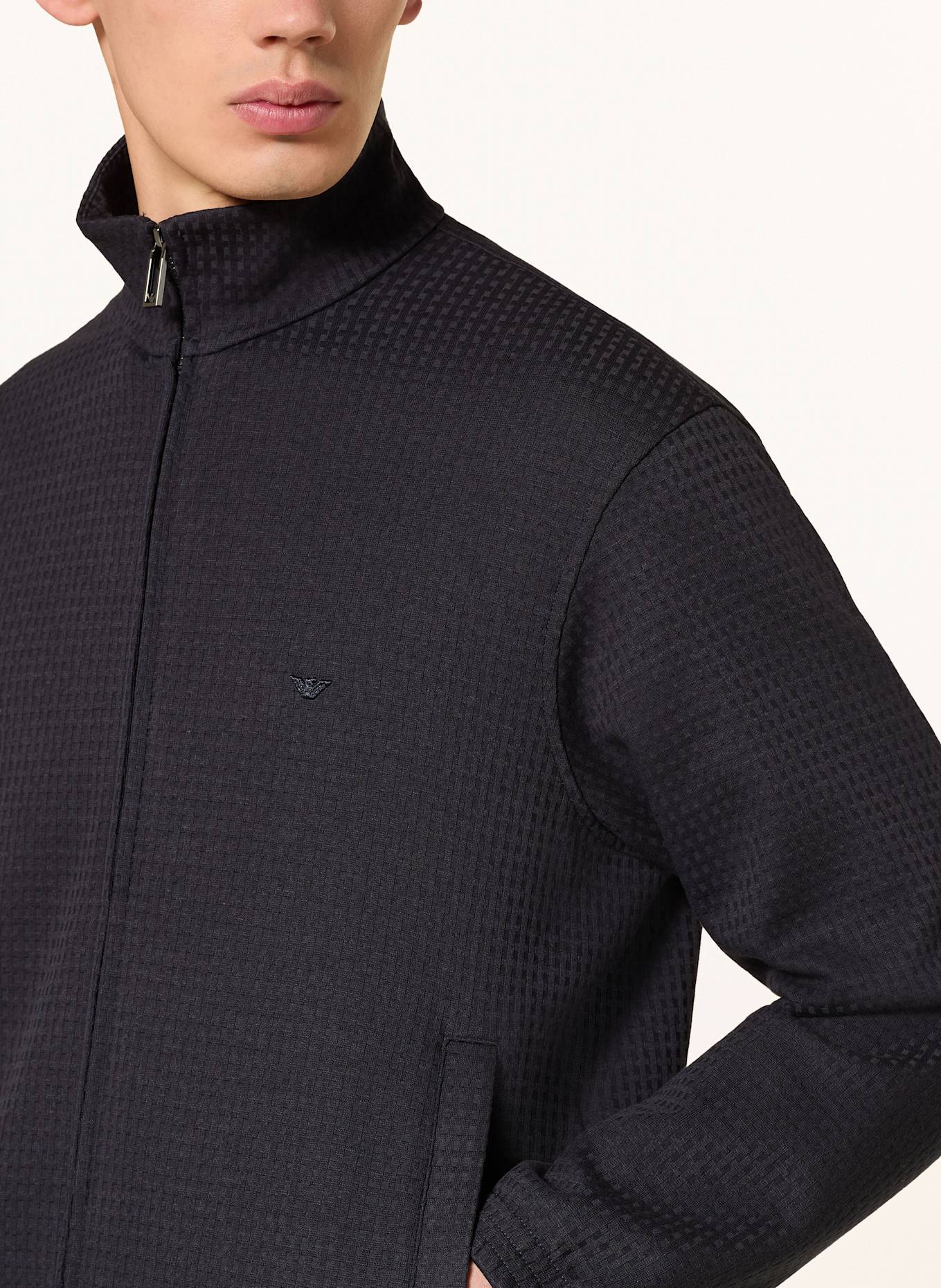 EMPORIO ARMANI Training jacket: DARK BLUE