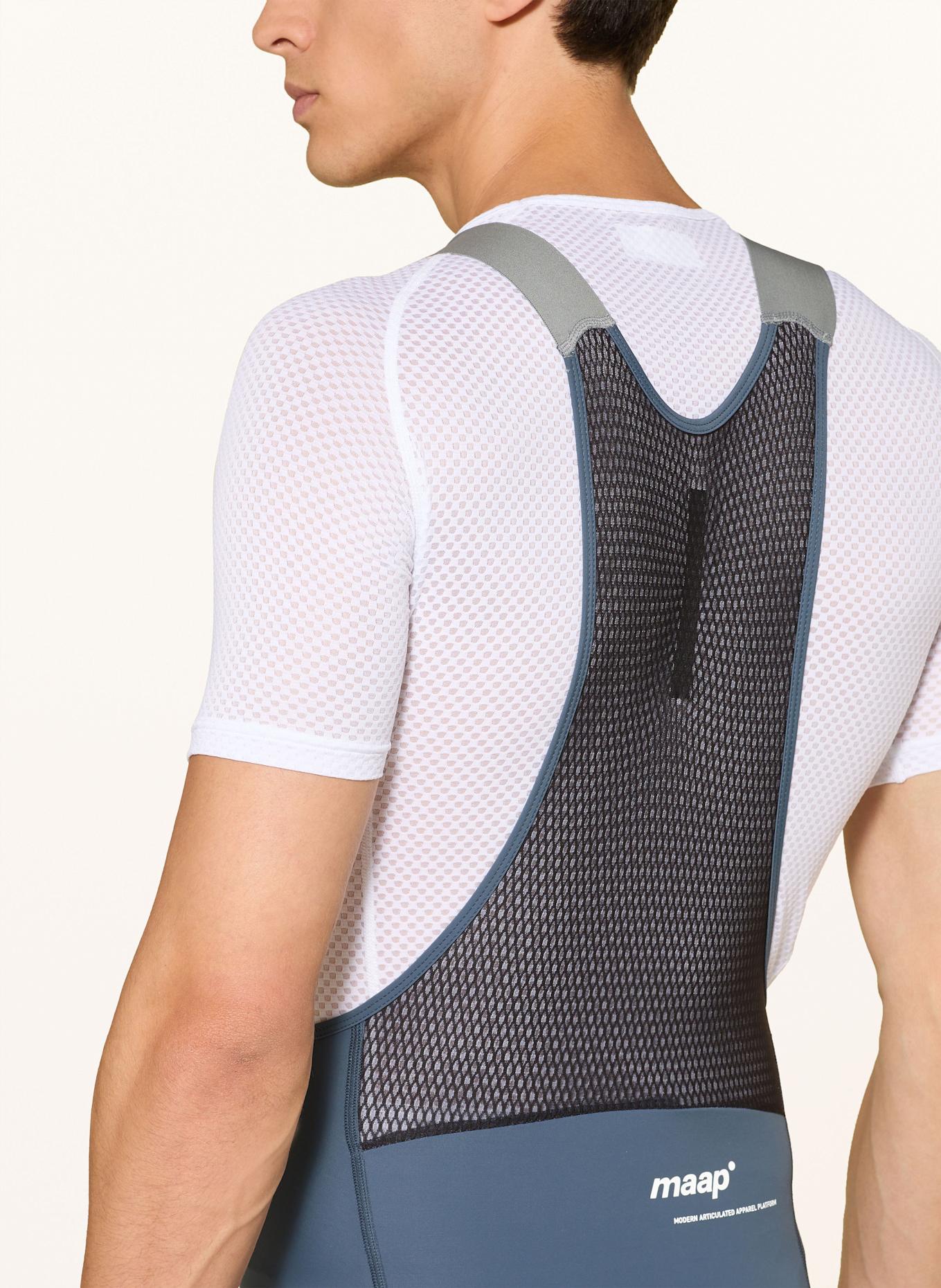 MAAP Radhose TRAINING BIB 3.0 mit Trägern und gepolstertem Einsatz: BLAUGRAU