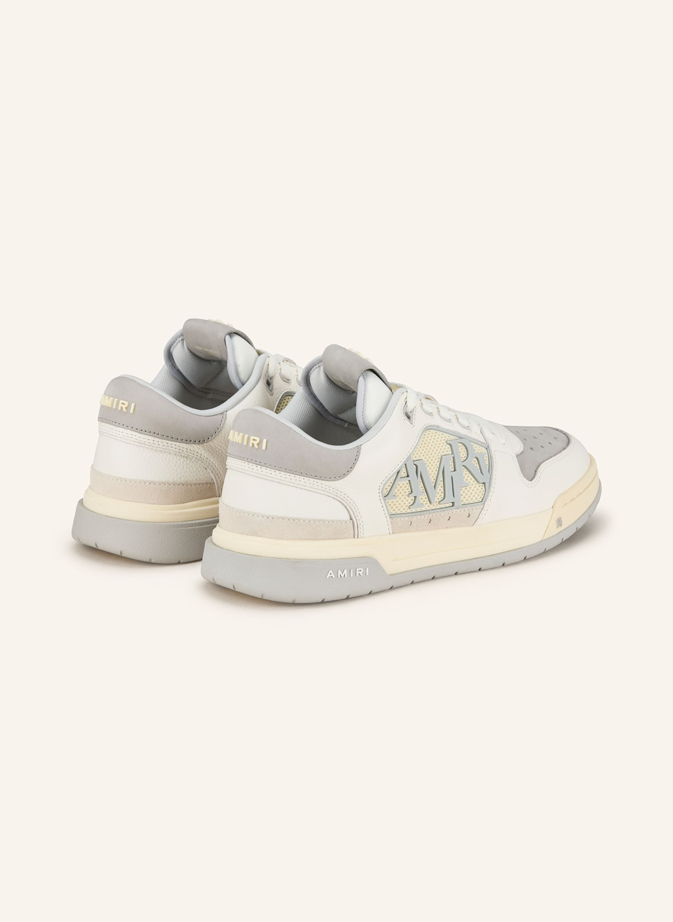 AMIRI Sneaker CLASSIC LOW: GRAU / ECRU / CREME