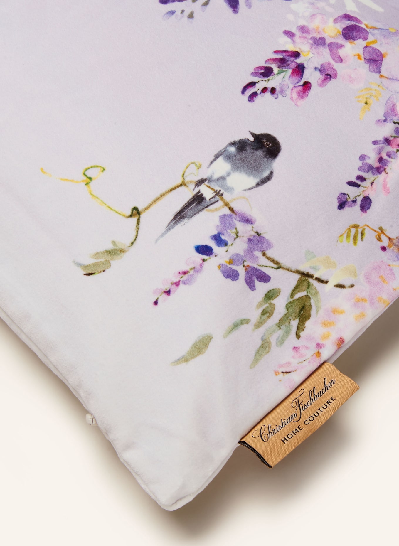 Christian Fischbacher Dekokissenhülle PURPLE RAIN: HELLLILA