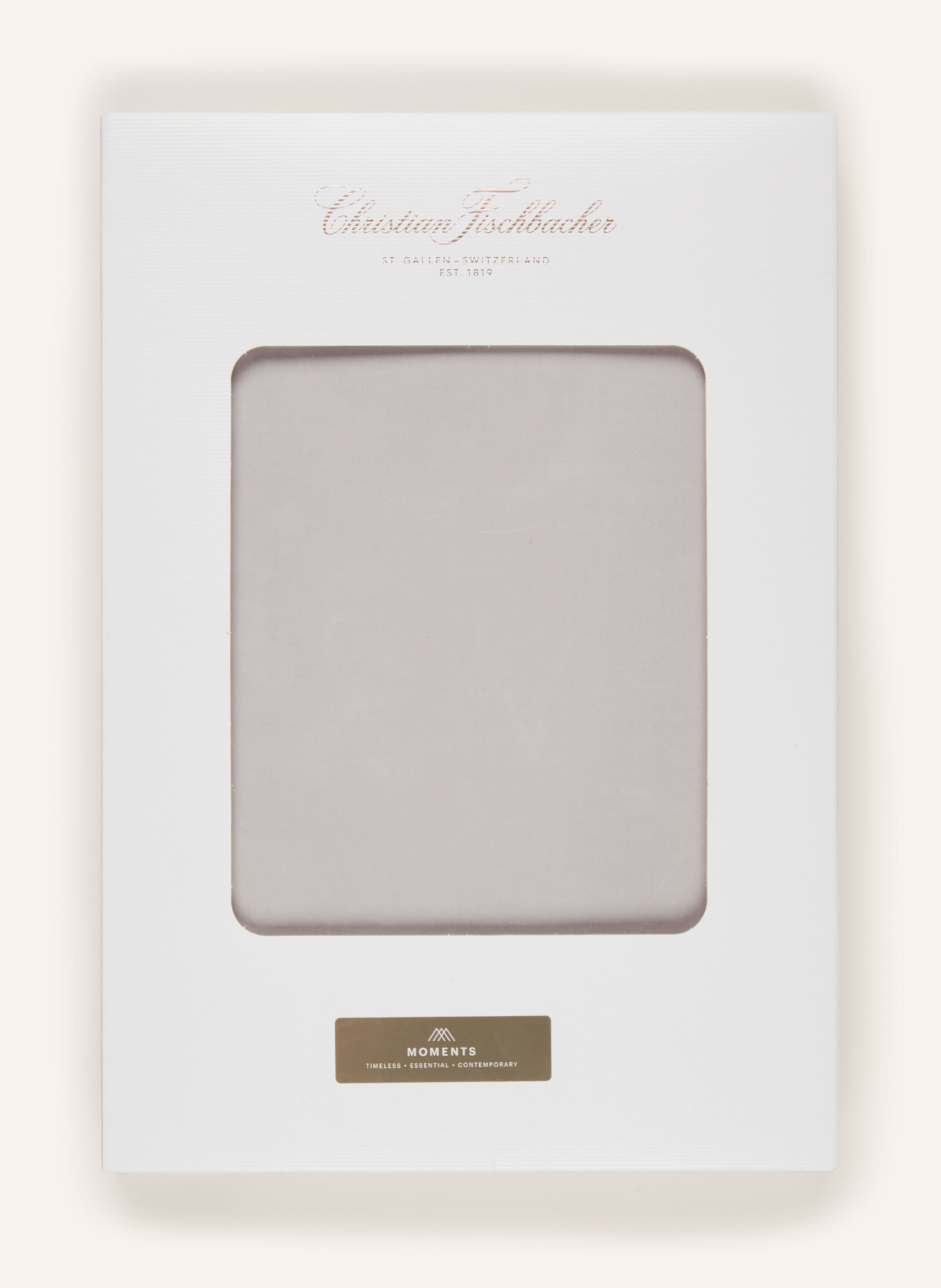 Christian Fischbacher Bettwäsche SATIN UNI: HELLGRAU