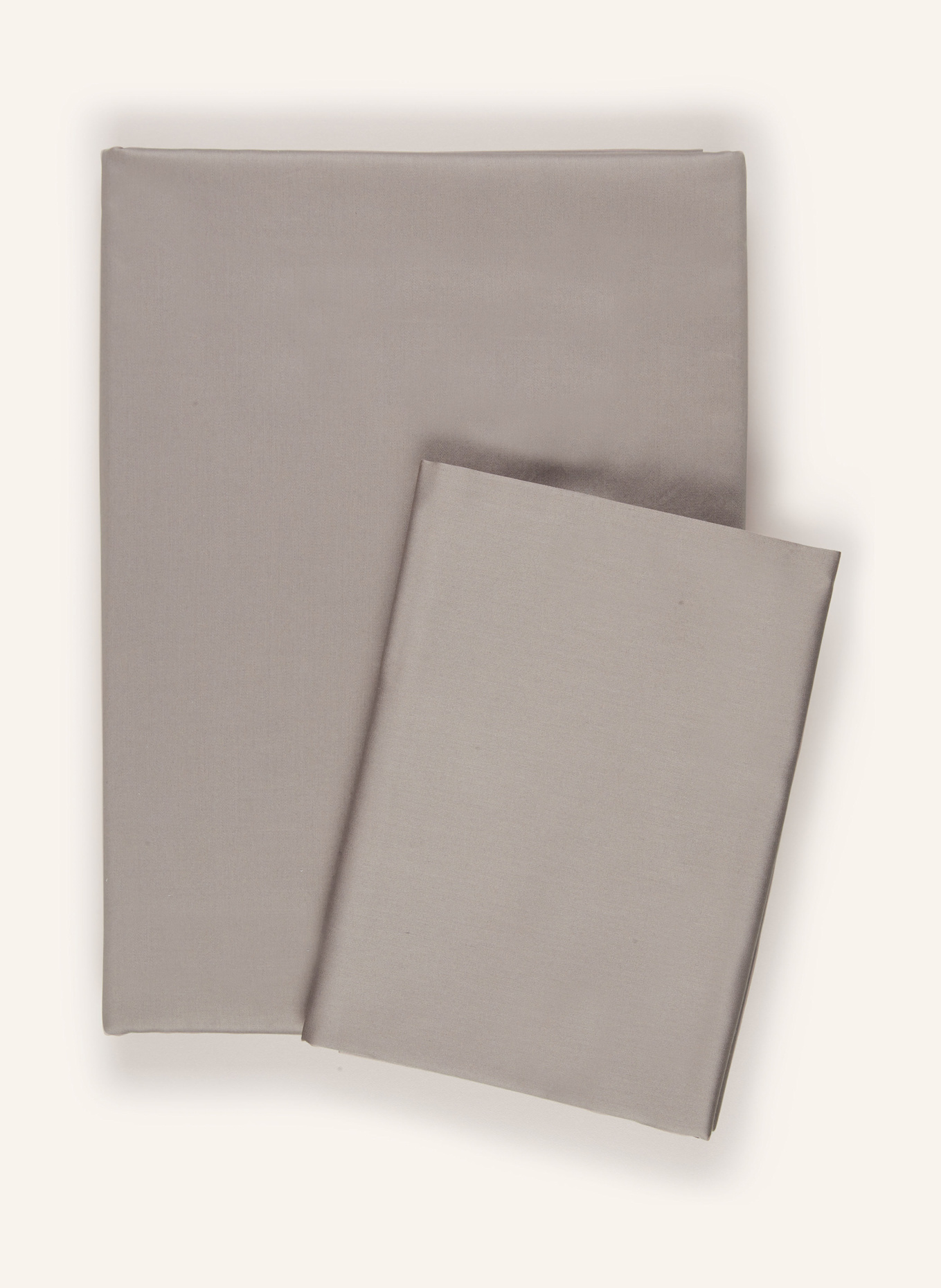 Christian Fischbacher Bettwäsche SATIN UNI: GRAU