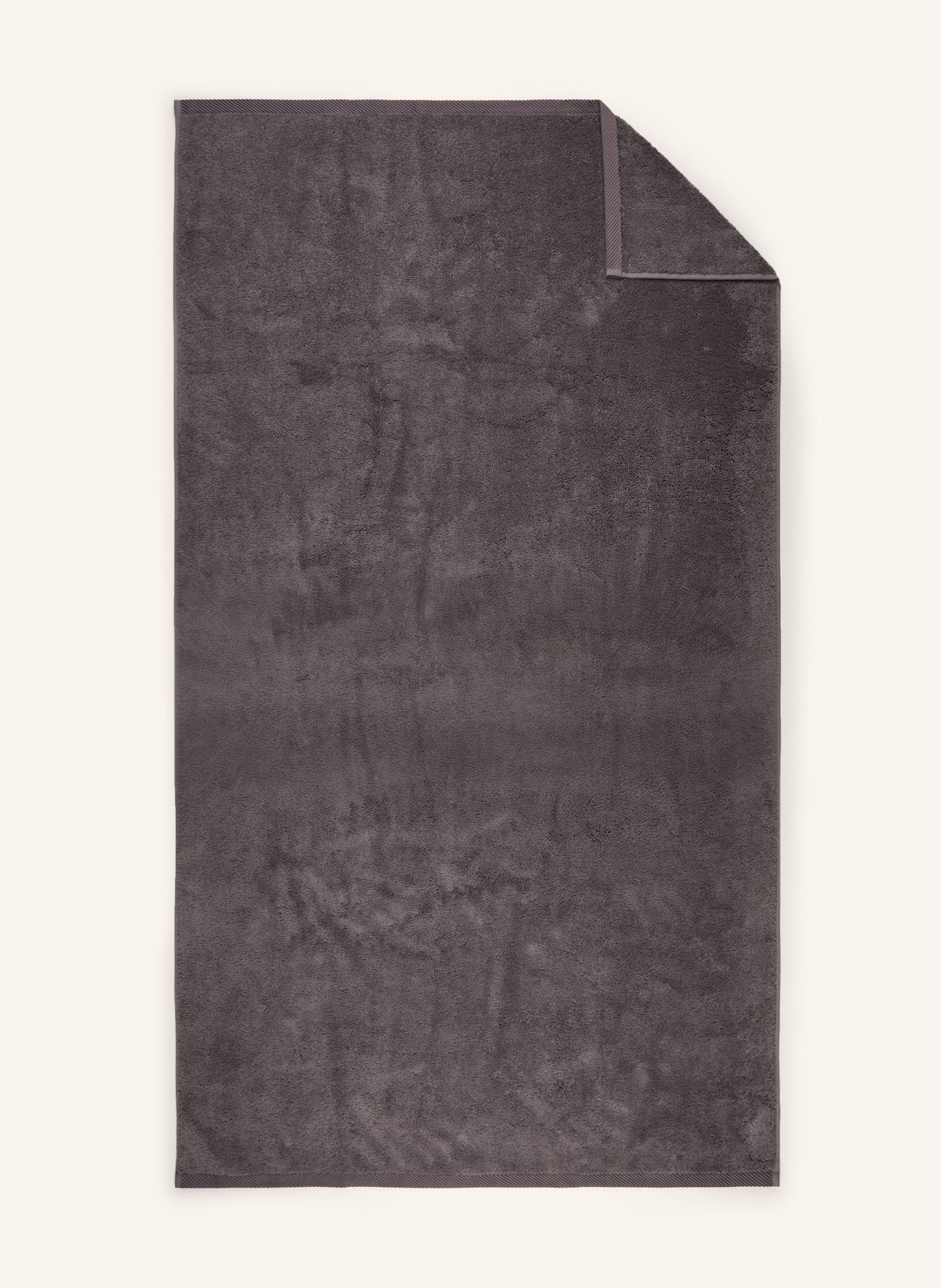 Christian Fischbacher Badetuch PURE: DUNKELGRAU