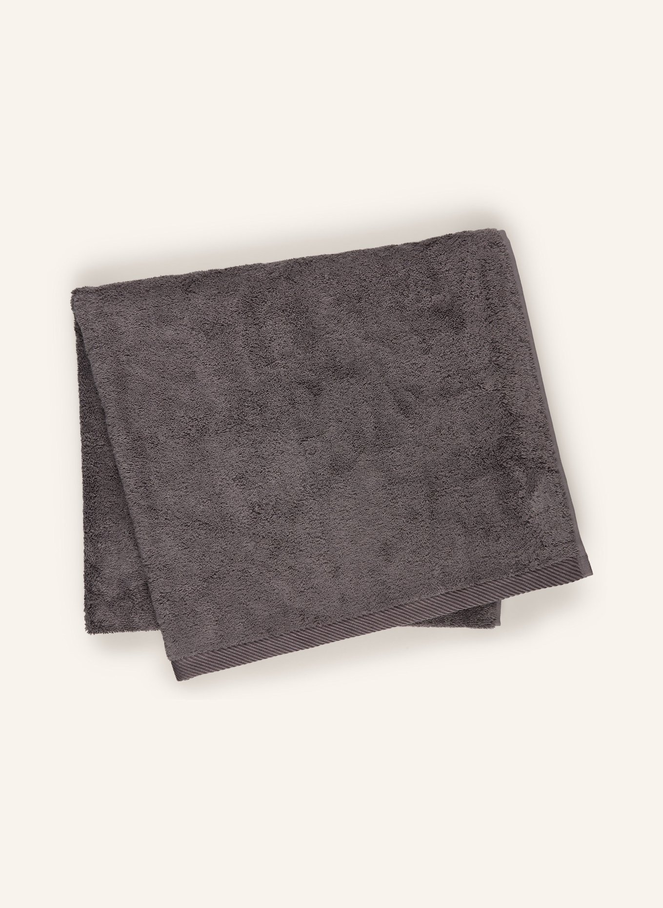 Christian Fischbacher Badetuch PURE: DUNKELGRAU