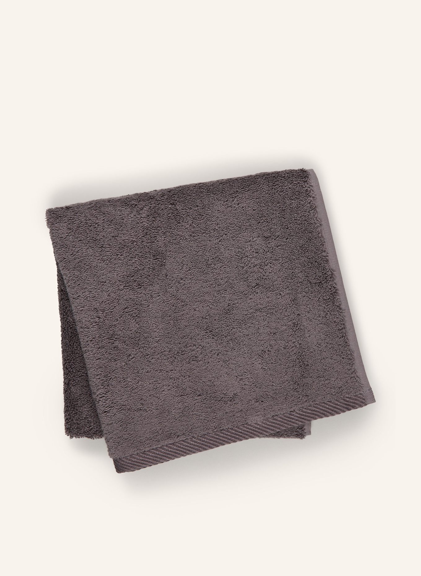Christian Fischbacher Handtuch PURE: DUNKELGRAU
