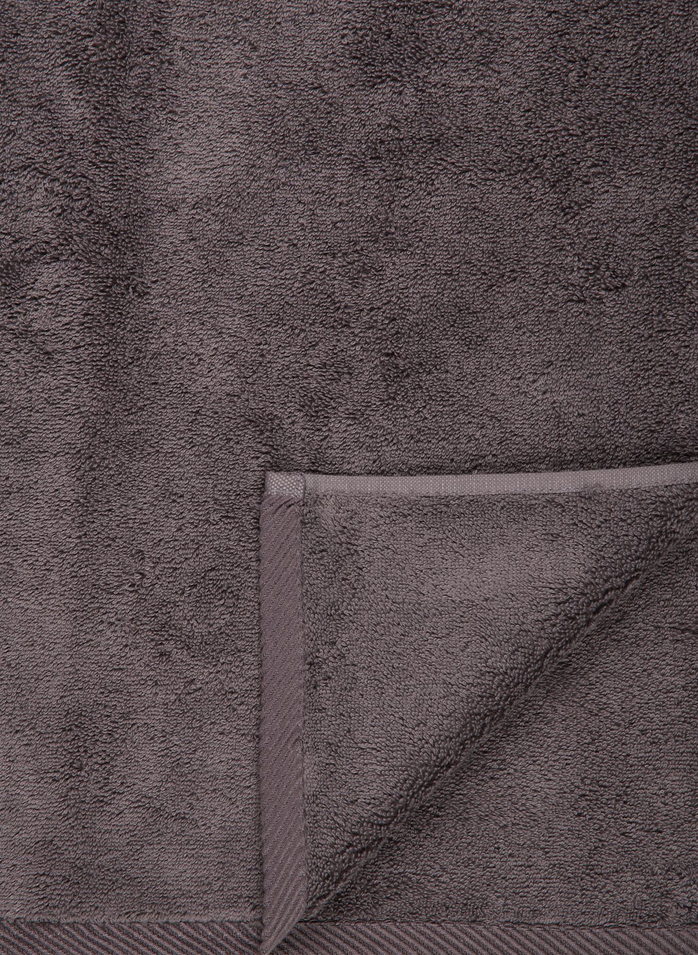 Christian Fischbacher Handtuch PURE: DUNKELGRAU