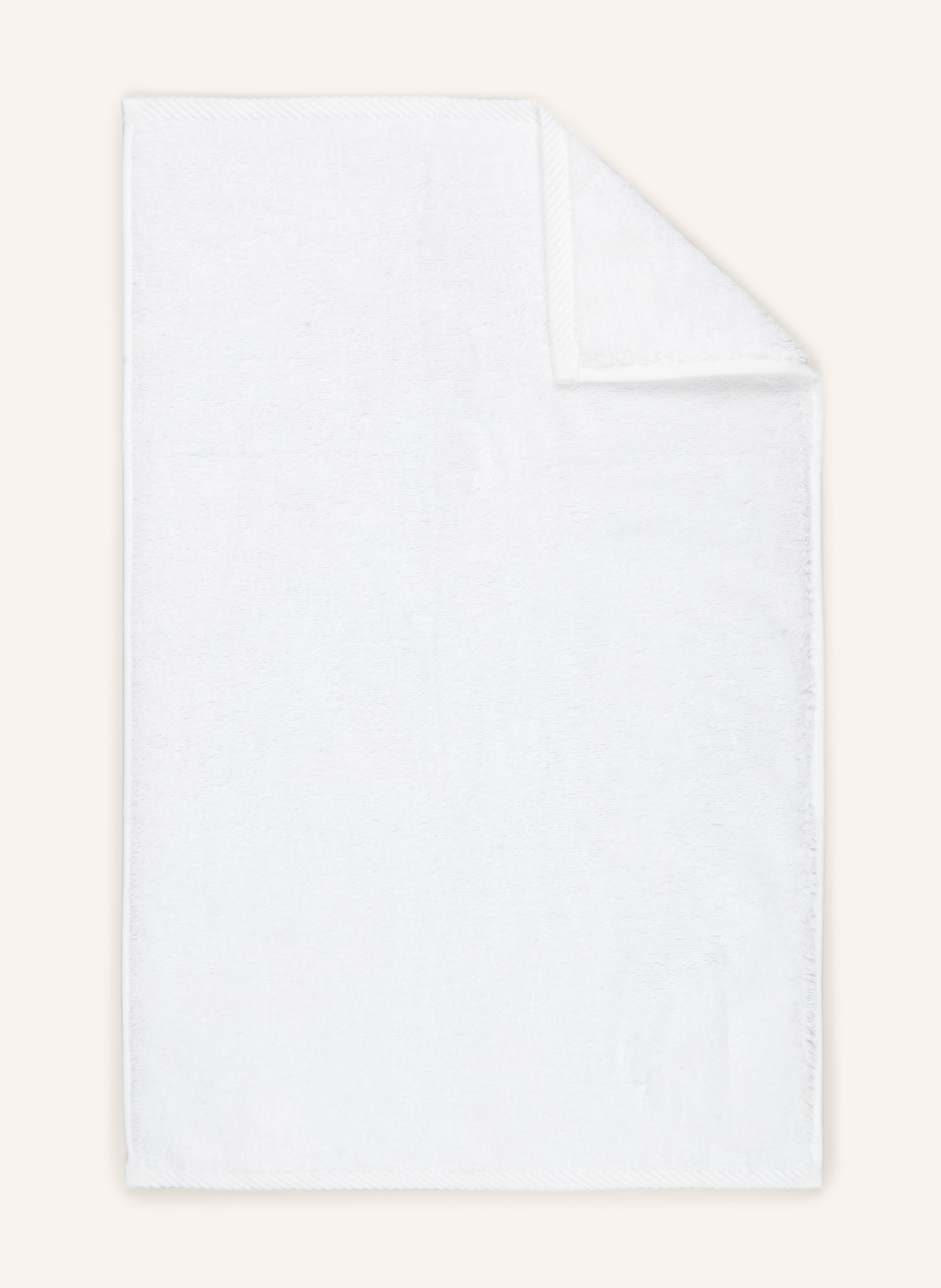 Christian Fischbacher Gästehandtuch PURE: WEISS