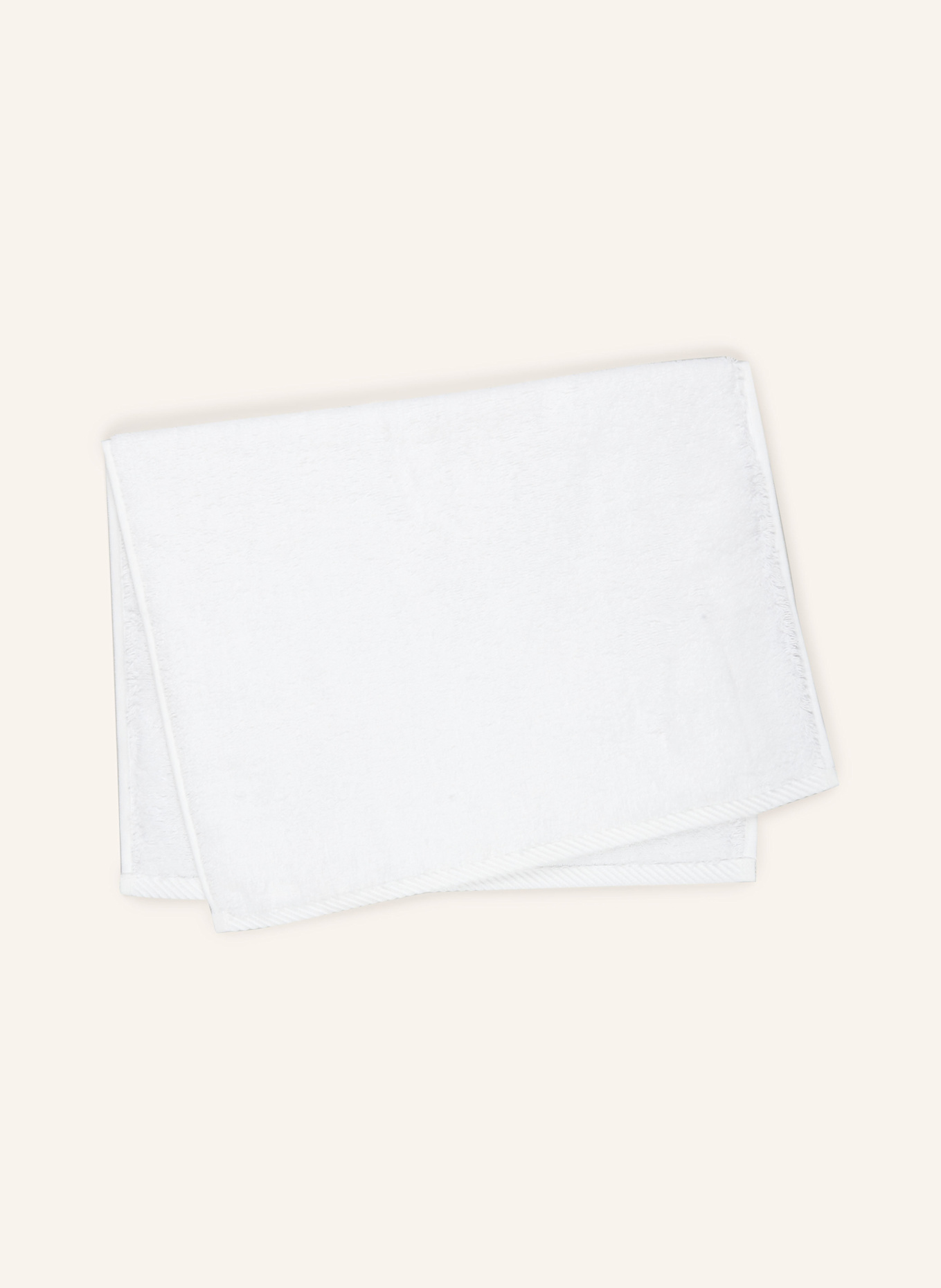 Christian Fischbacher Gästehandtuch PURE: WEISS