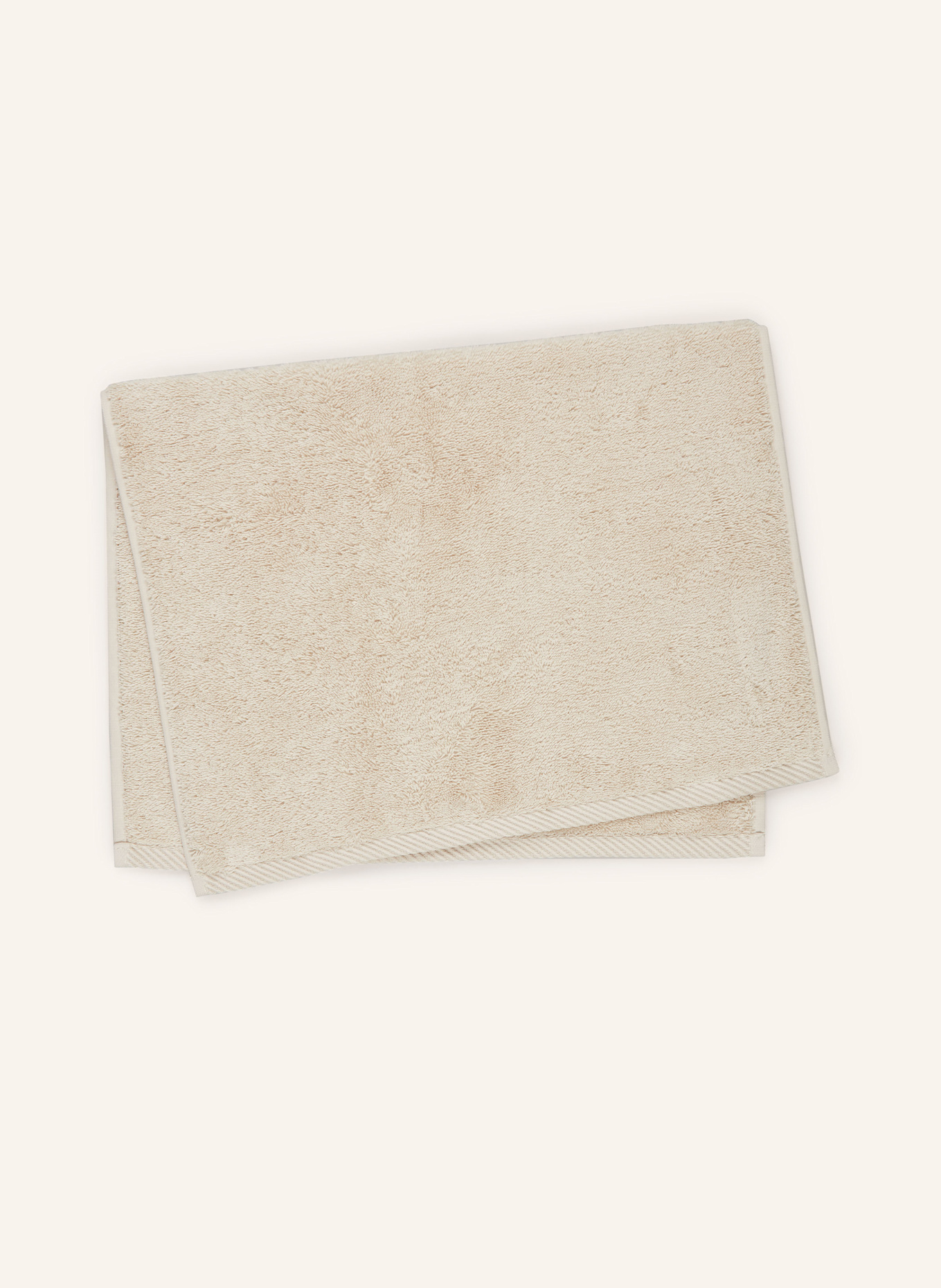 Christian Fischbacher Gästehandtuch PURE: BEIGE