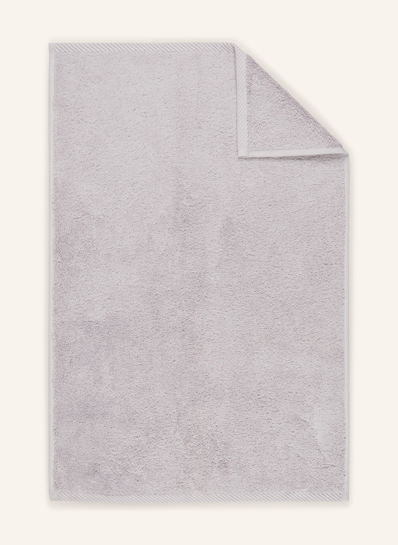 Christian Fischbacher Gästehandtuch PURE: HELLGRAU