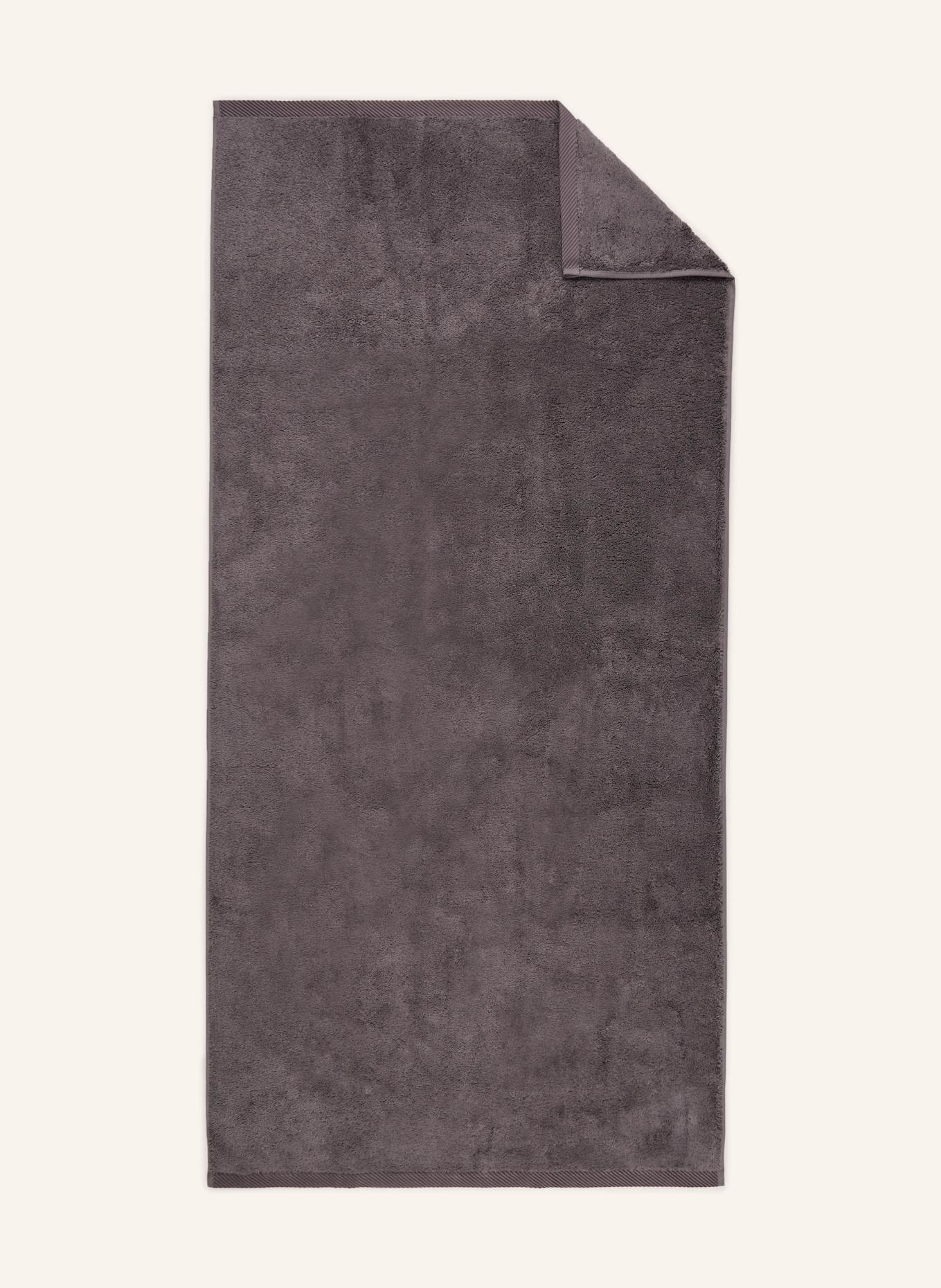 Christian Fischbacher Duschtuch PURE: DUNKELGRAU