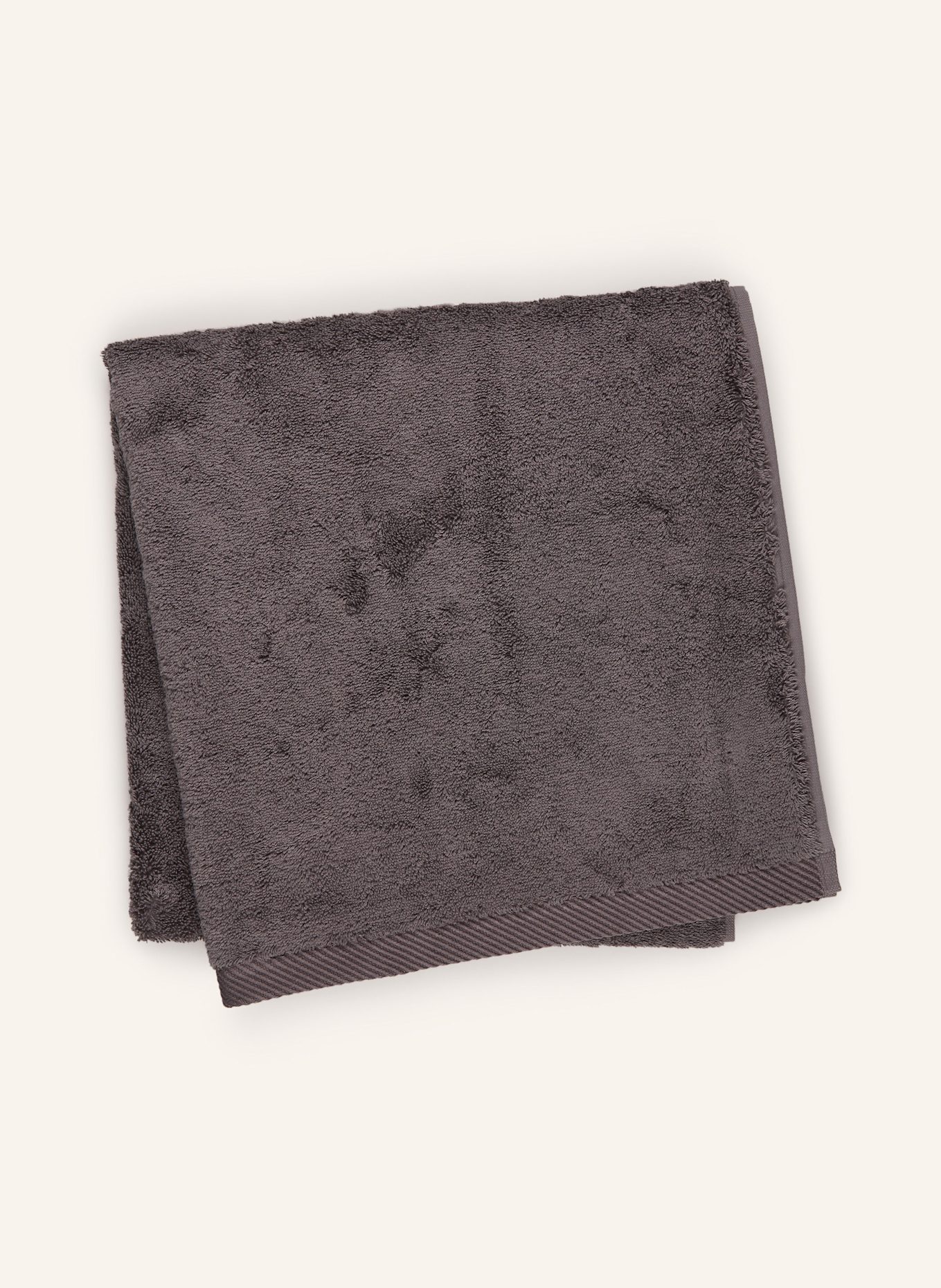 Christian Fischbacher Duschtuch PURE: DUNKELGRAU