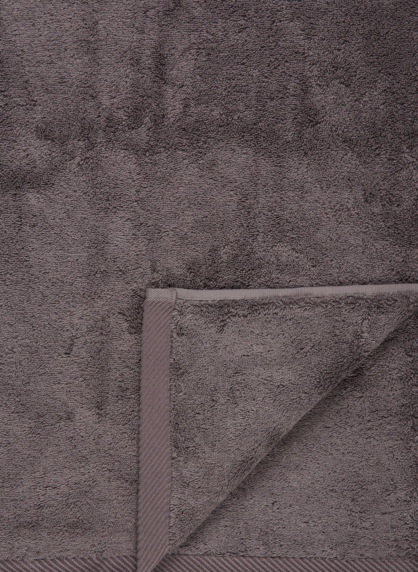 Christian Fischbacher Duschtuch PURE: DUNKELGRAU