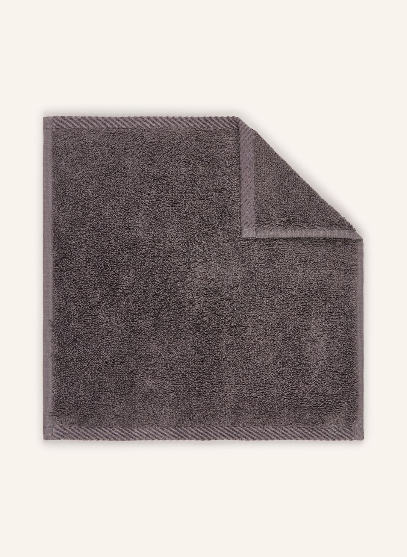 Christian Fischbacher Seiftuch PURE: DUNKELGRAU