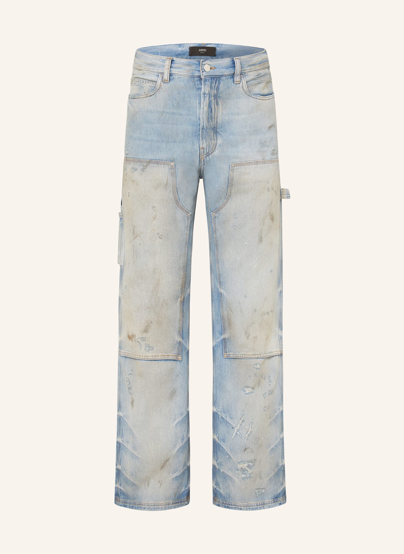 AMIRI Destroyed jeans regular fit: PERFECT ANTIQUE INDIGO