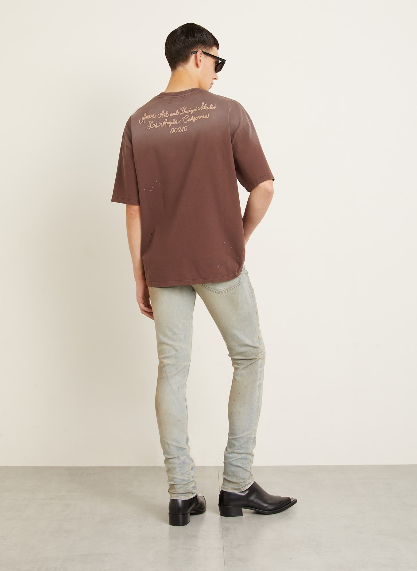 AMIRI T-shirt: BROWN