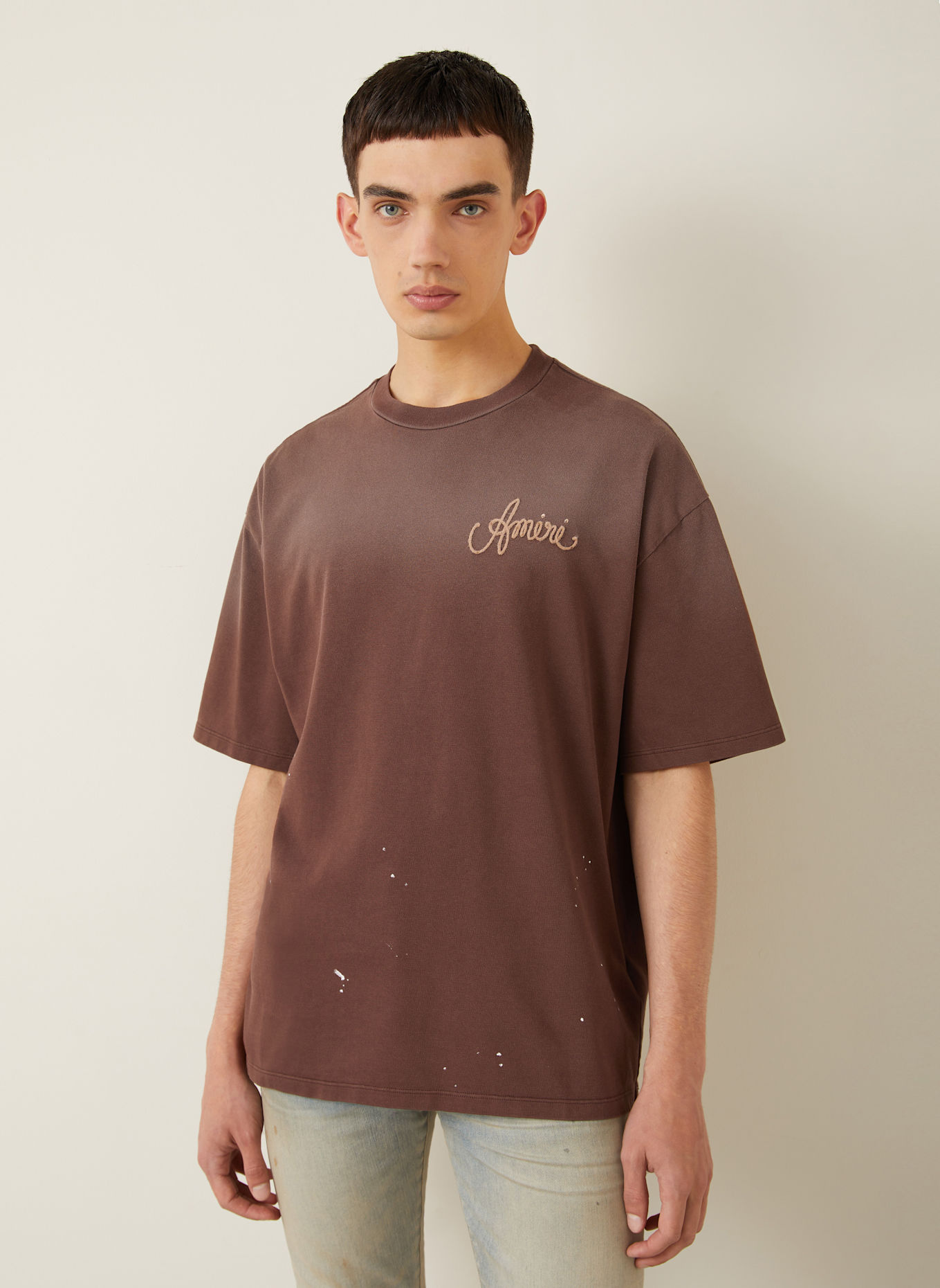 AMIRI T-shirt: BROWN