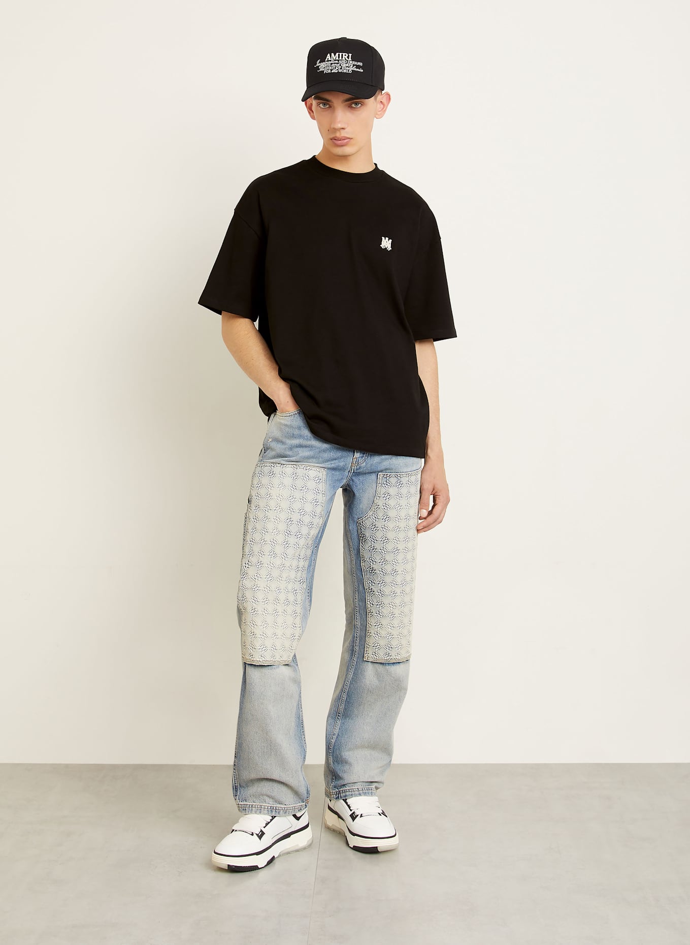 AMIRI T-shirt: BLACK