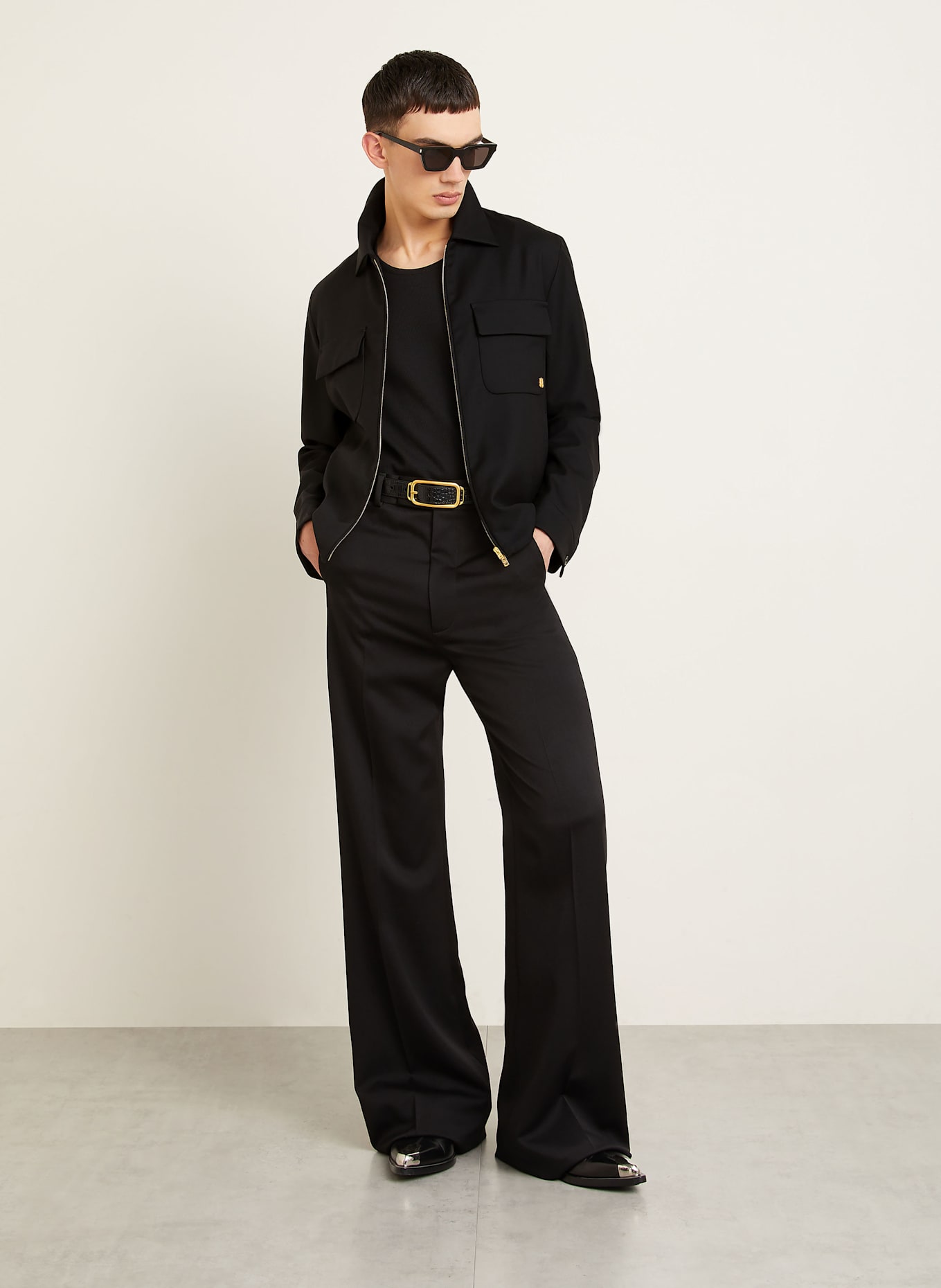 AMIRI Jacket: BLACK