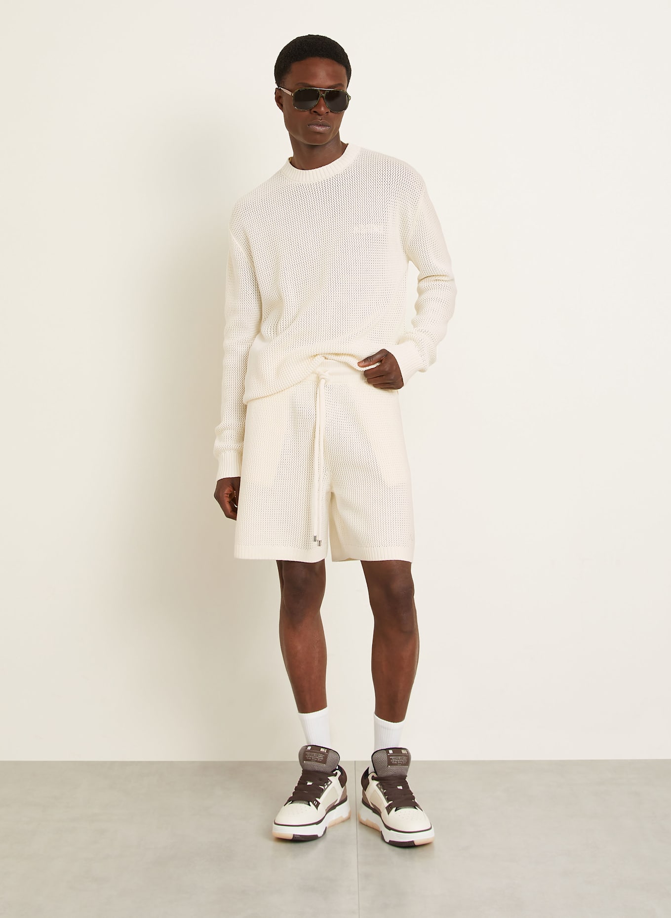 AMIRI Sweater: CREAM