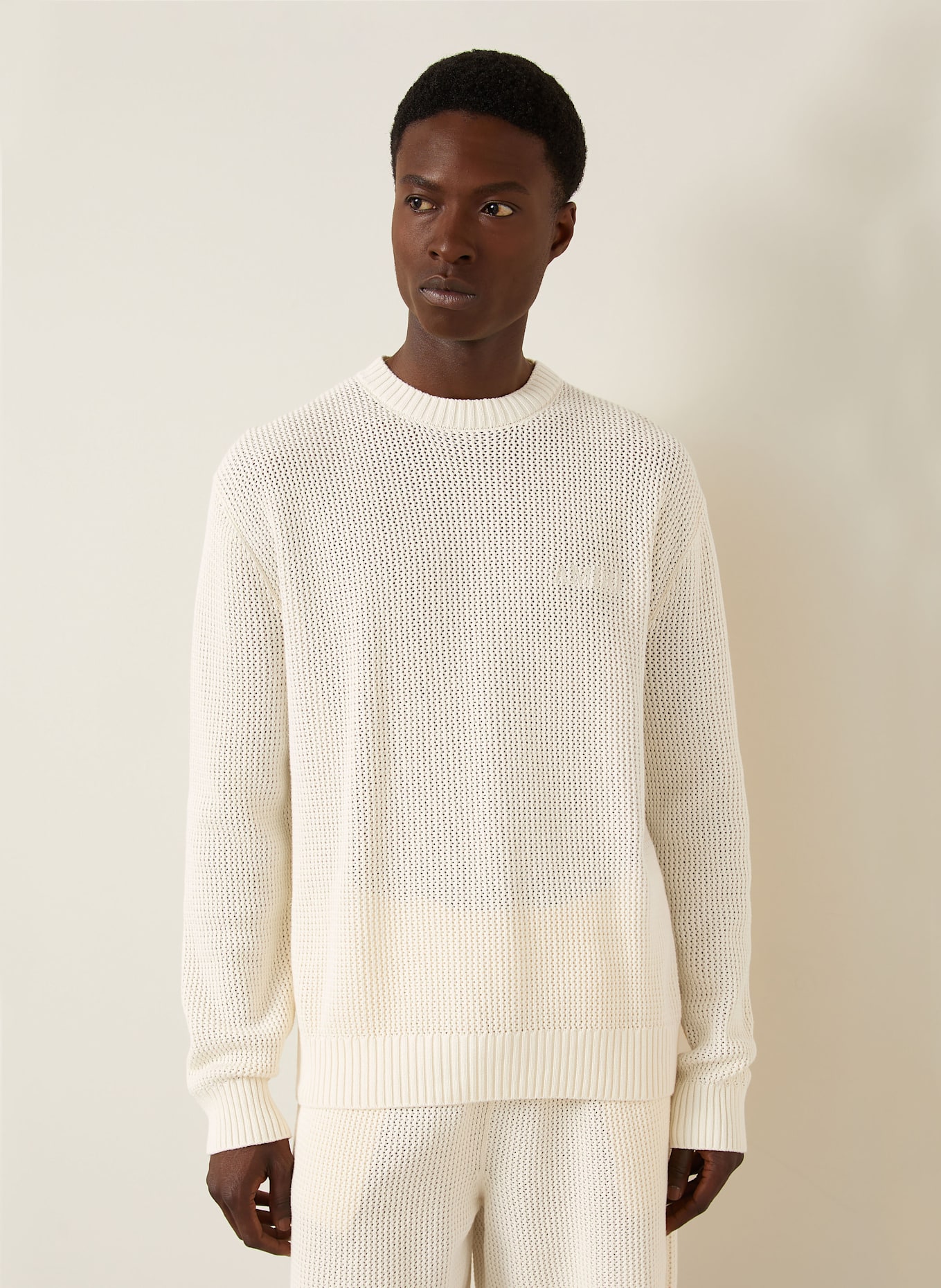AMIRI Sweater: CREAM