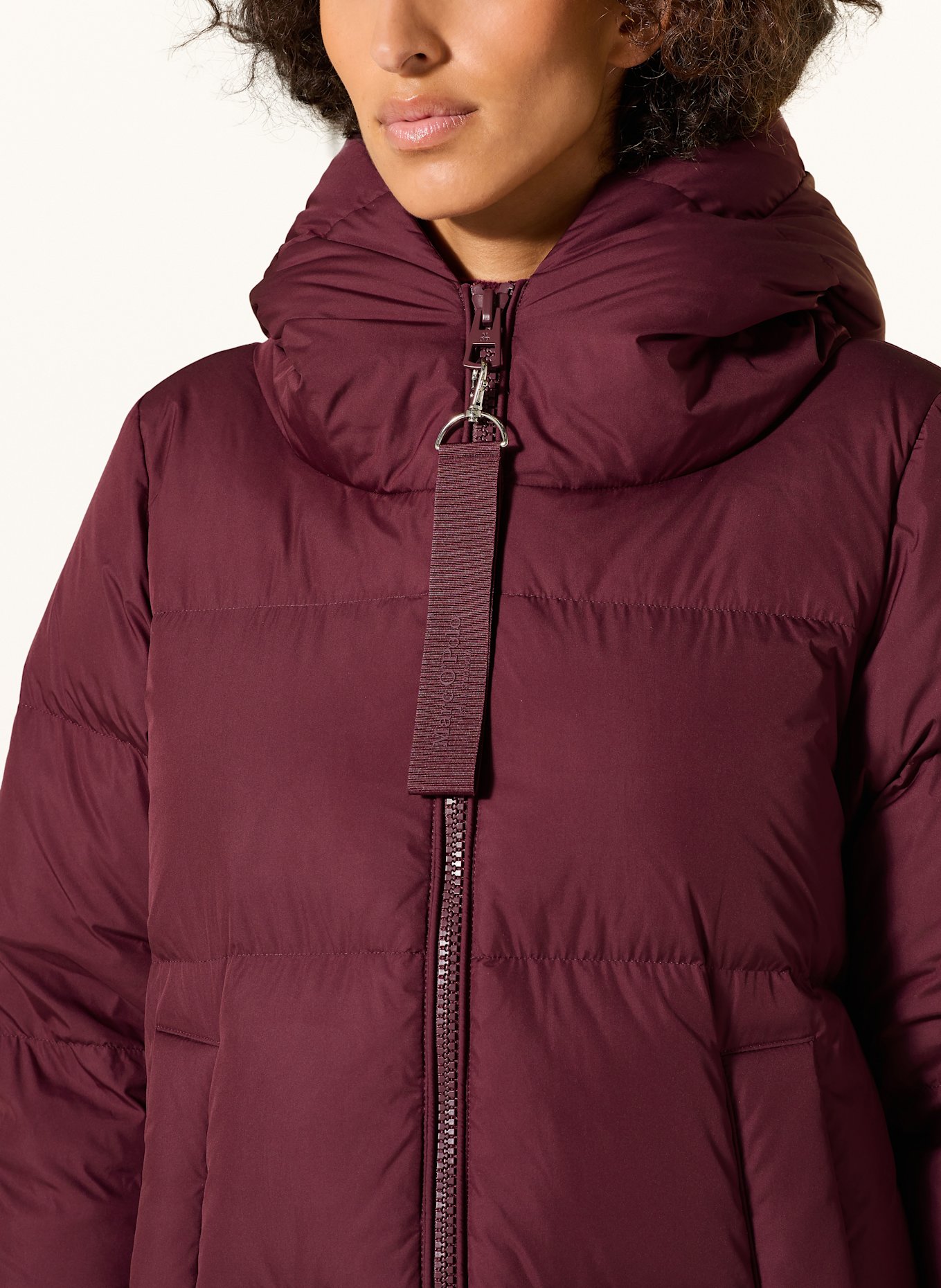 Marc O'Polo Daunenmantel: DUNKELROT