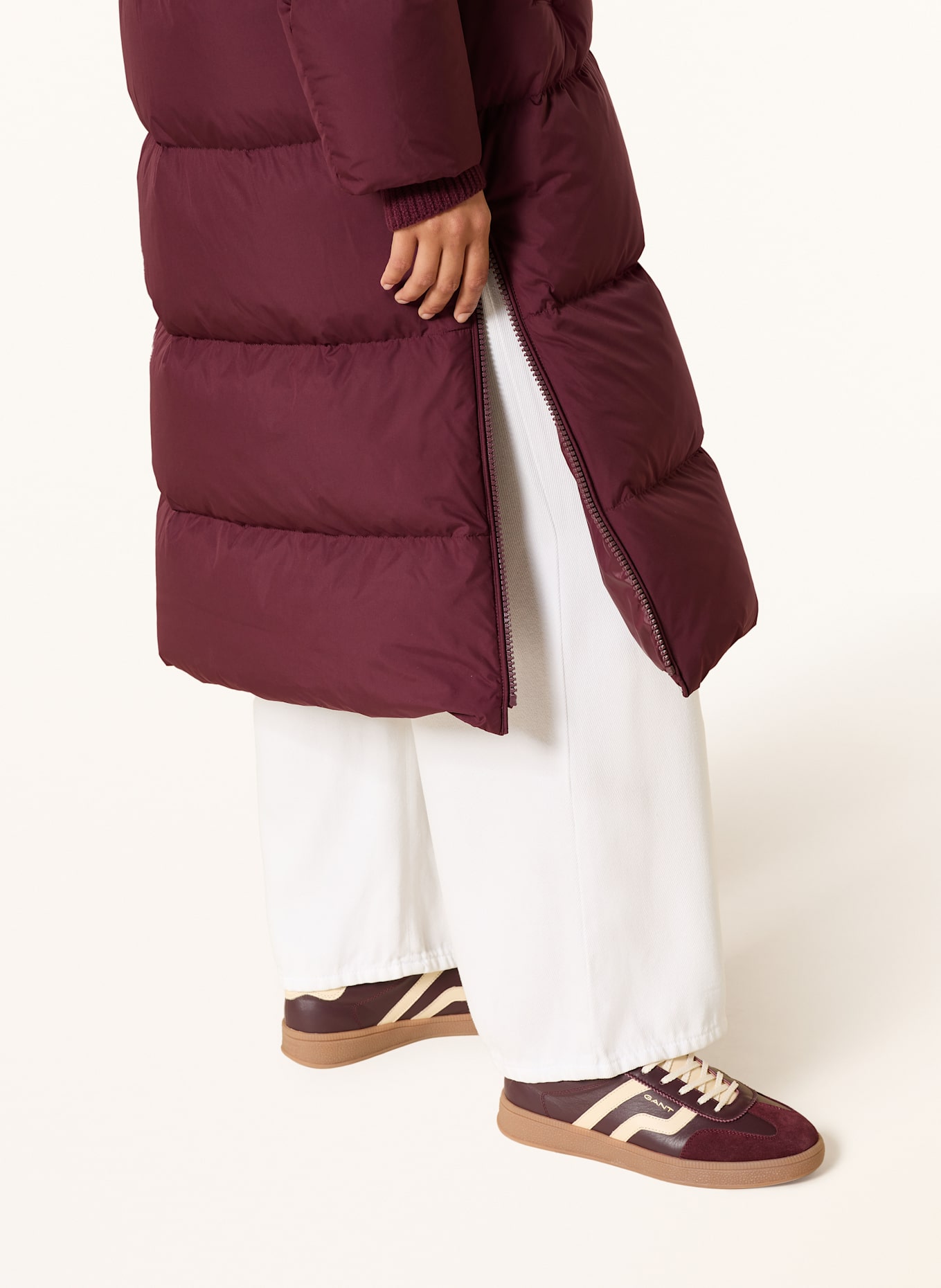 Marc O'Polo Daunenmantel: DUNKELROT