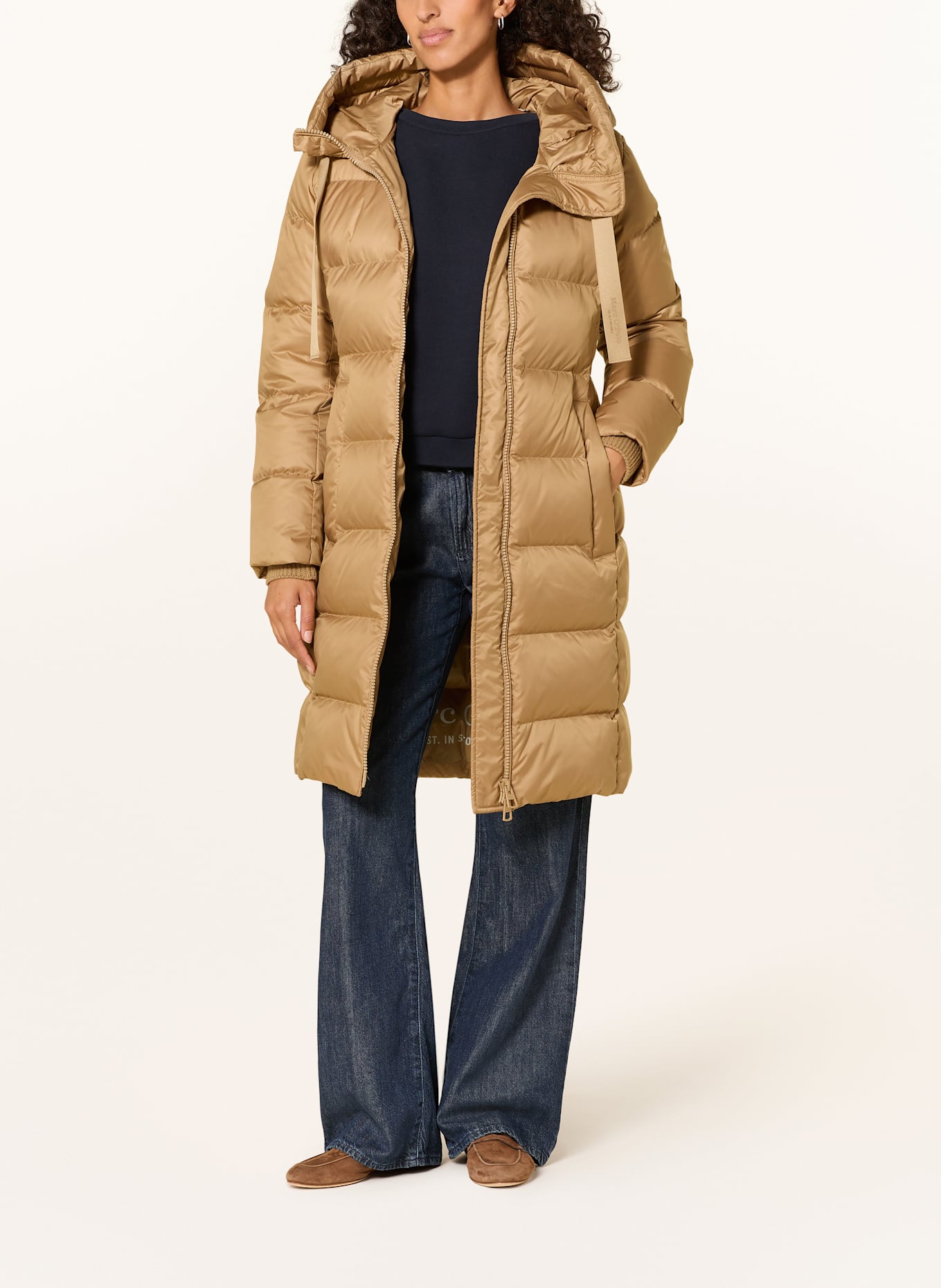 Marc O'Polo Daunenmantel: HELLBRAUN