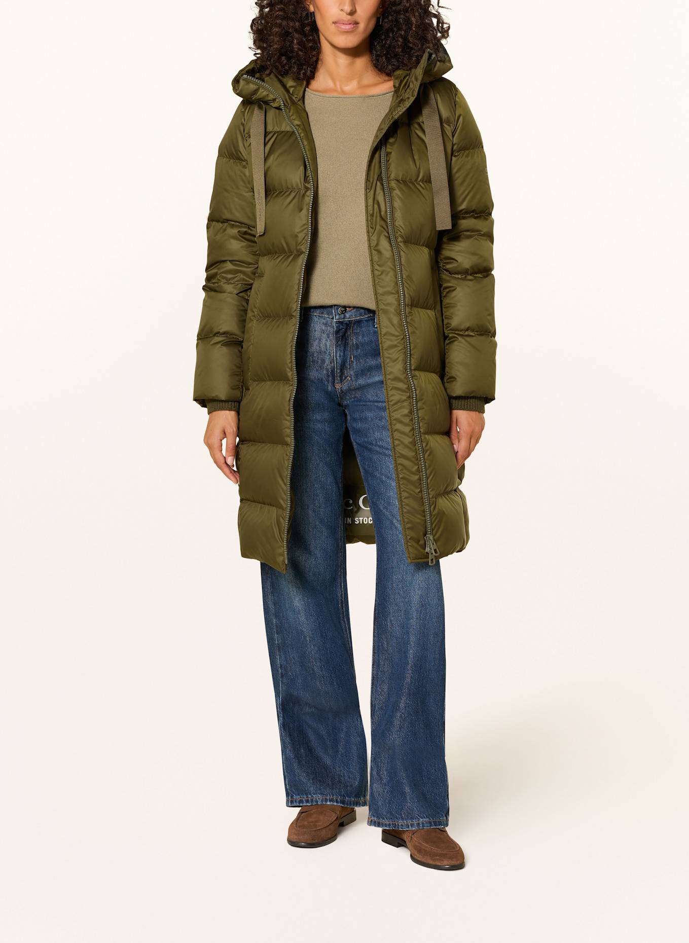 Marc O'Polo Daunenmantel: DUNKELGRÜN