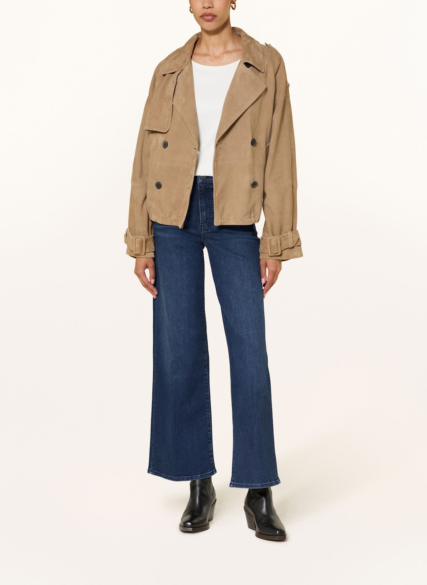 FRAME Jeansy bootcut LE SLIM PALAZZO: KEPS KEEPSAKE