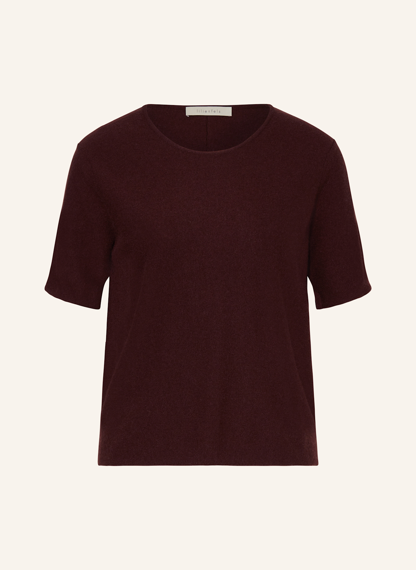 lilienfels Strickshirt aus Cashmere: DUNKELBRAUN