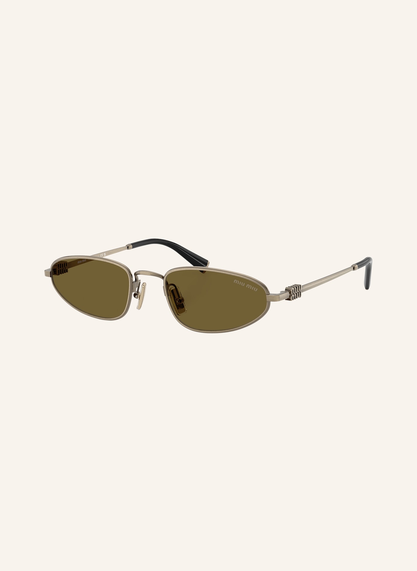 MIU MIU Sonnenbrille MU A52S: 26C09Z - GOLD/ GRÜN