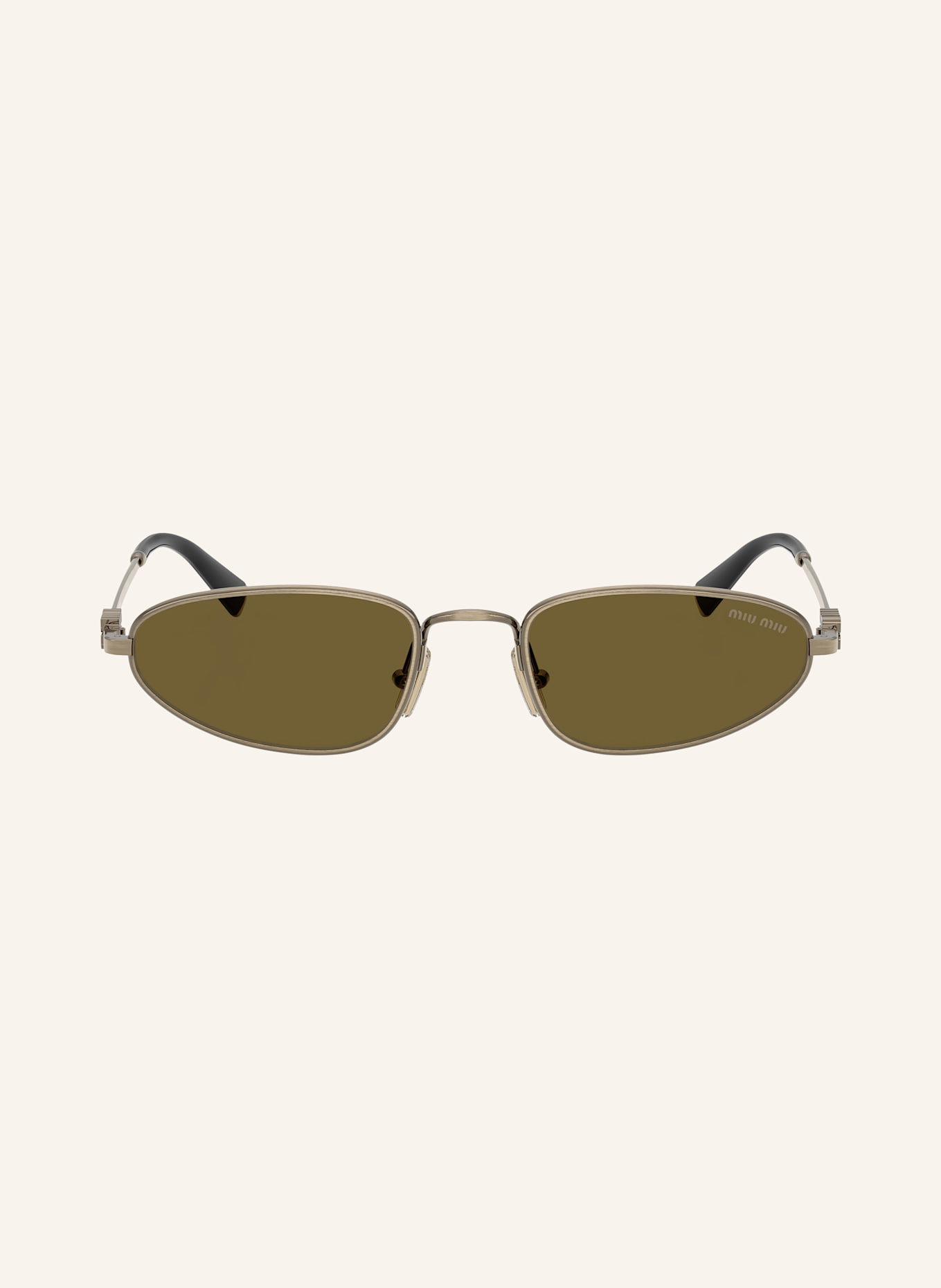 MIU MIU Sonnenbrille MU A52S: 26C09Z - GOLD/ GRÜN