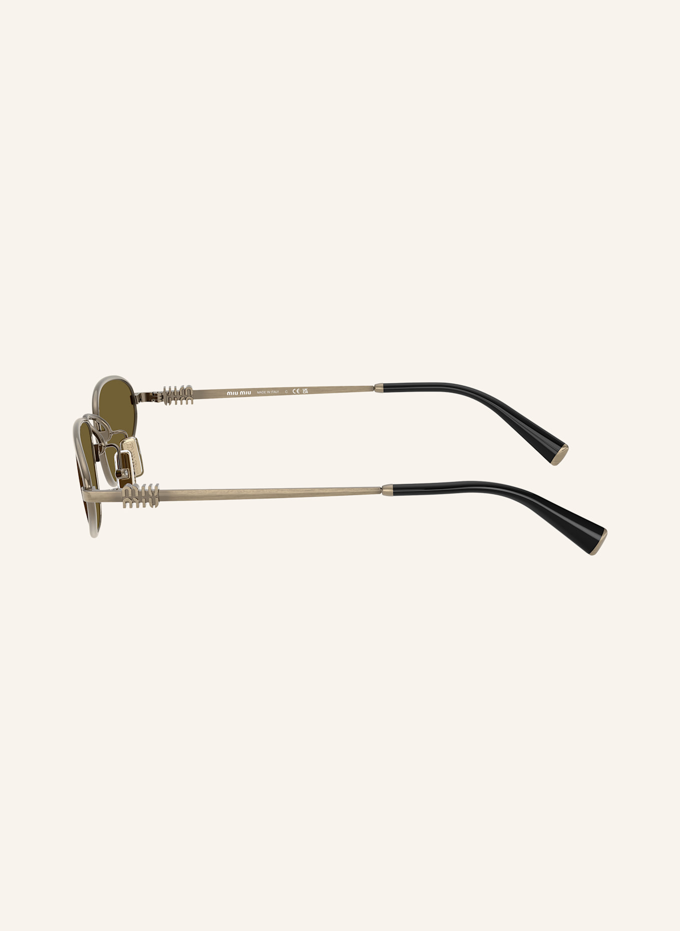 MIU MIU Sonnenbrille MU A52S: 26C09Z - GOLD/ GRÜN