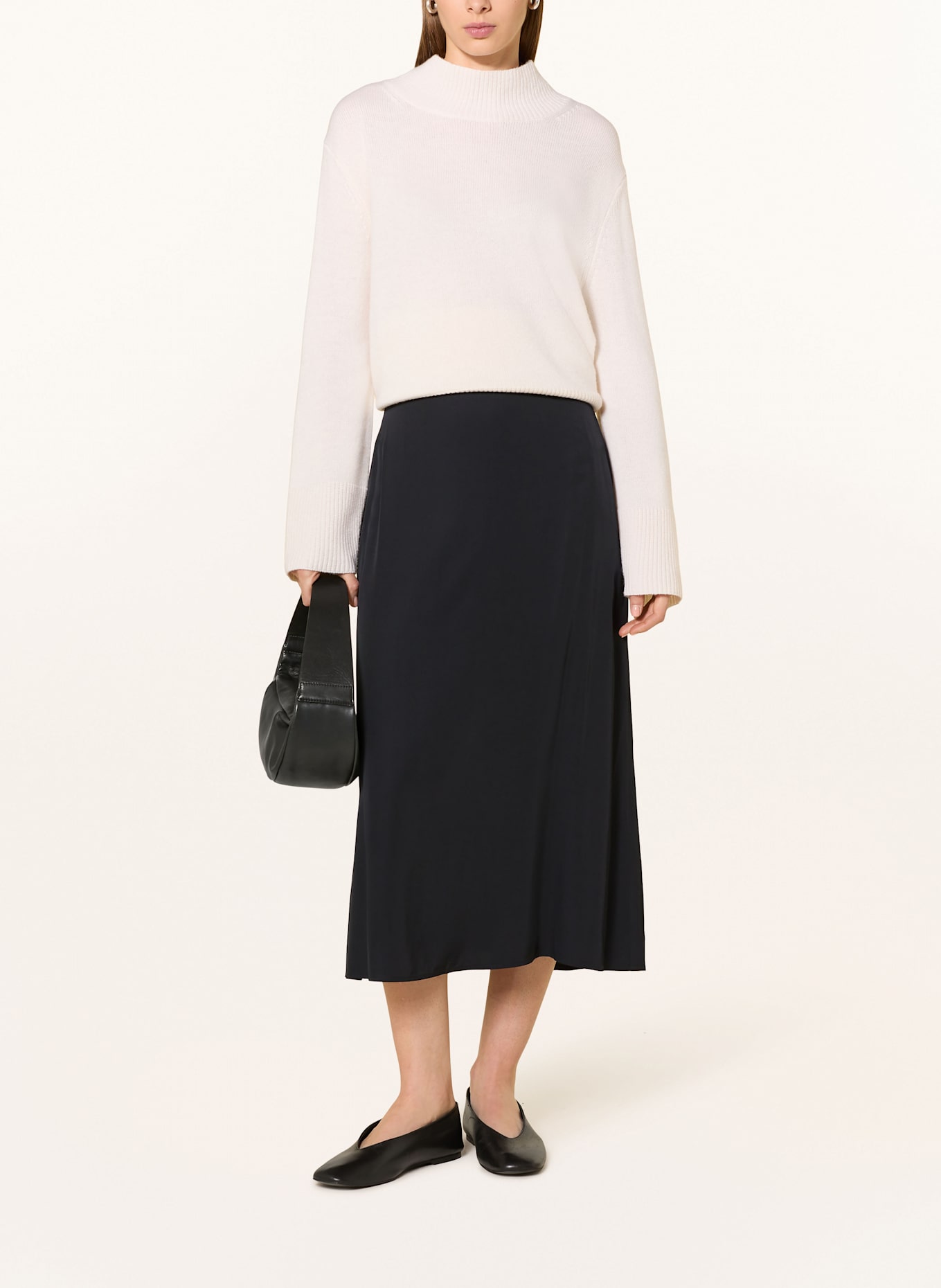 Marc O'Polo Satinrock: SCHWARZ