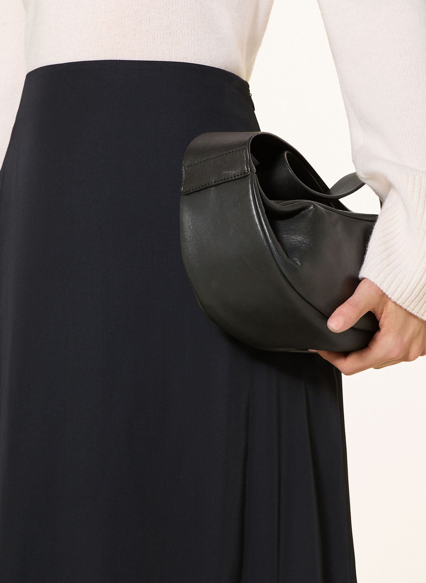 Marc O'Polo Satinrock: SCHWARZ