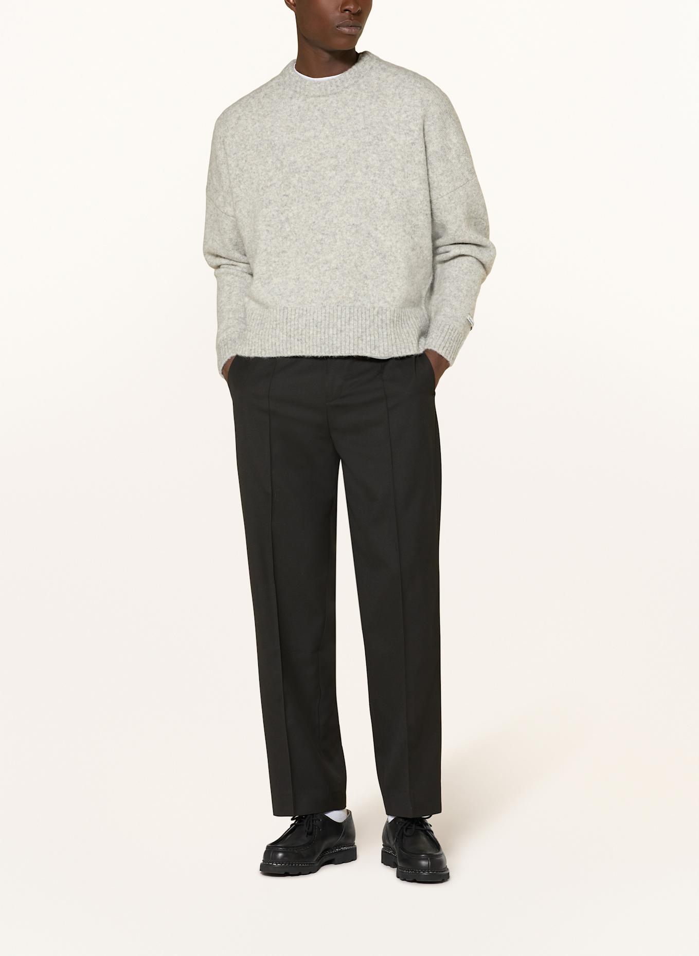 about:blank Sweater: GRAY / ECRU