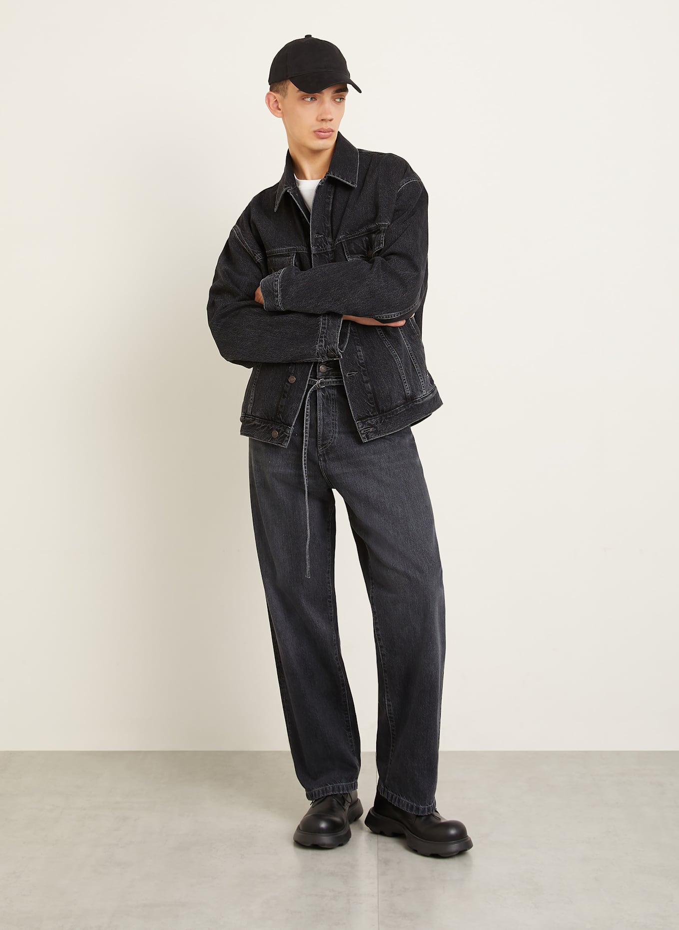 Acne Studios Jeansjacke: SCHWARZ