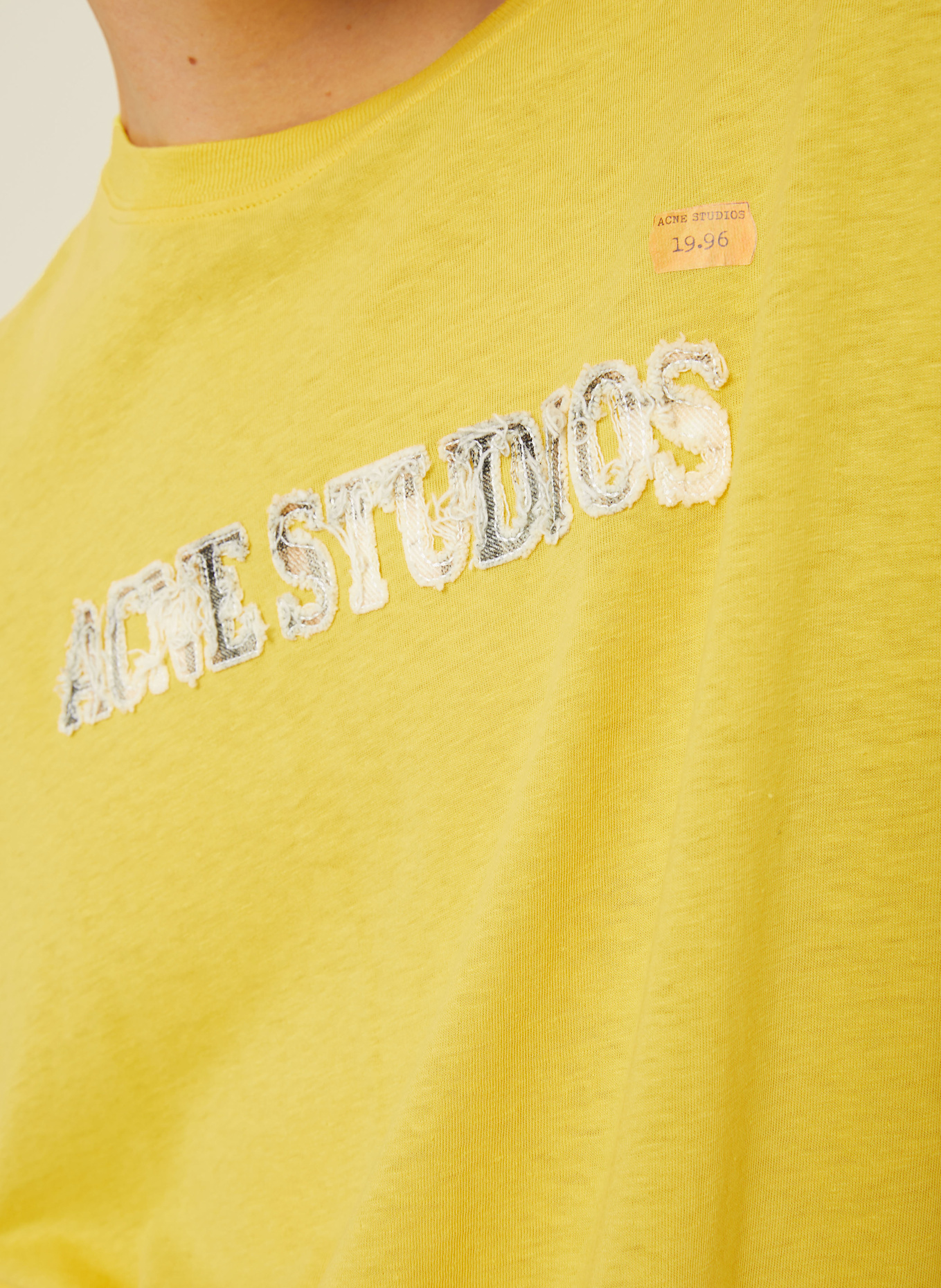 Acne Studios T-Shirt: NEONGELB