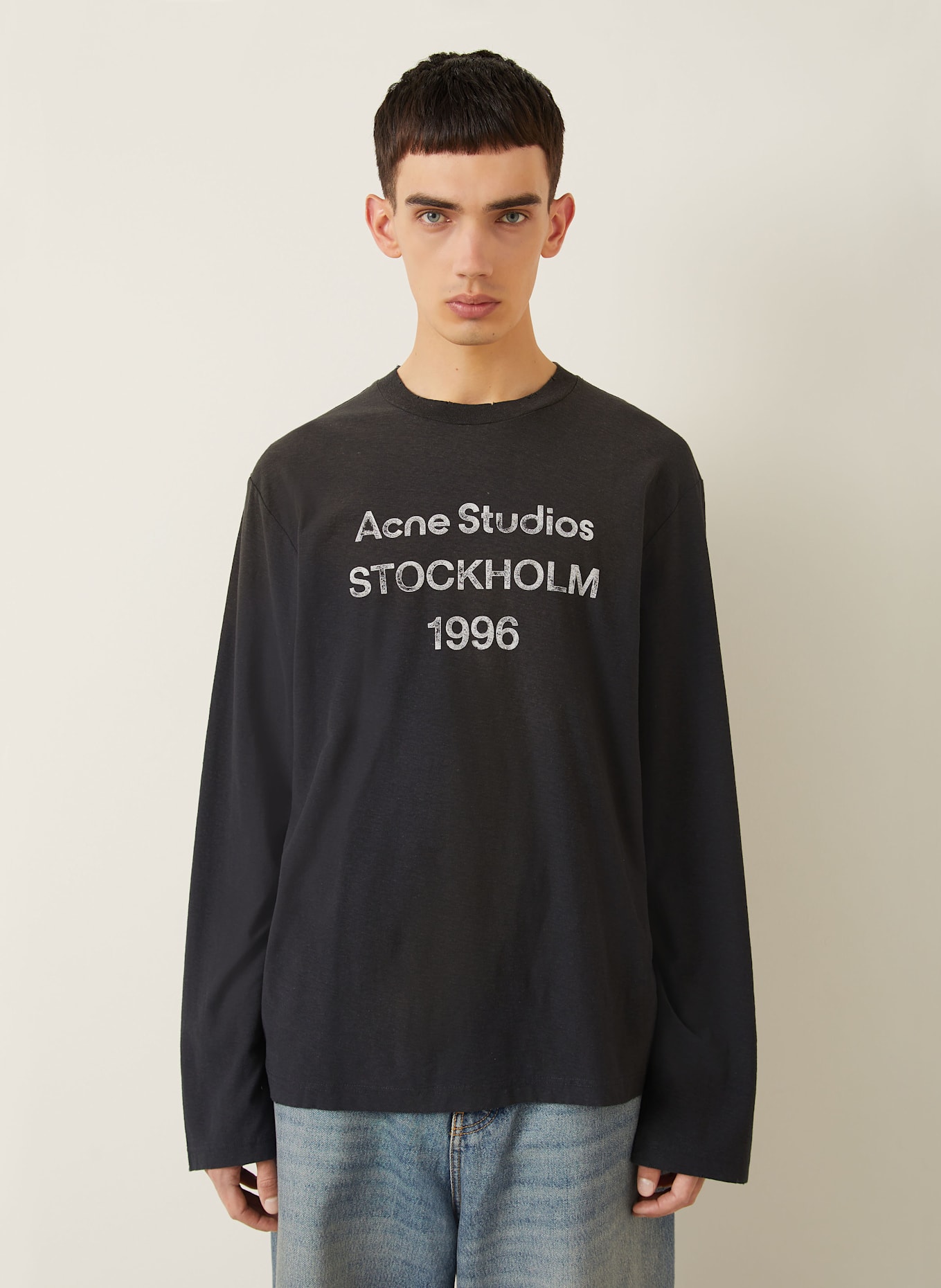Acne Studios Longsleeve: DUNKELGRÜN