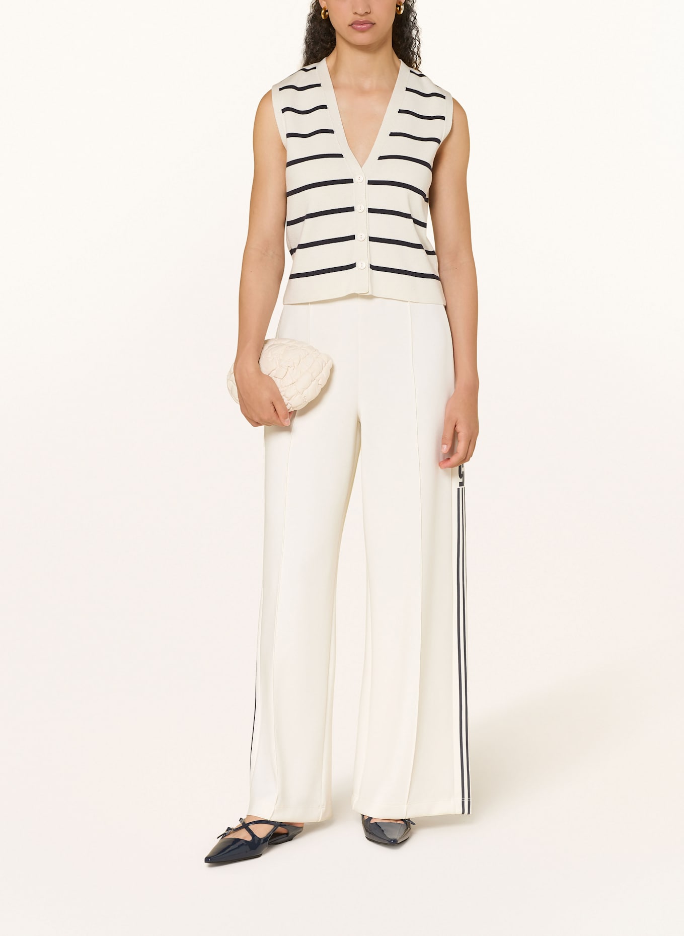 Rich & Royal Sweatpants: ECRU