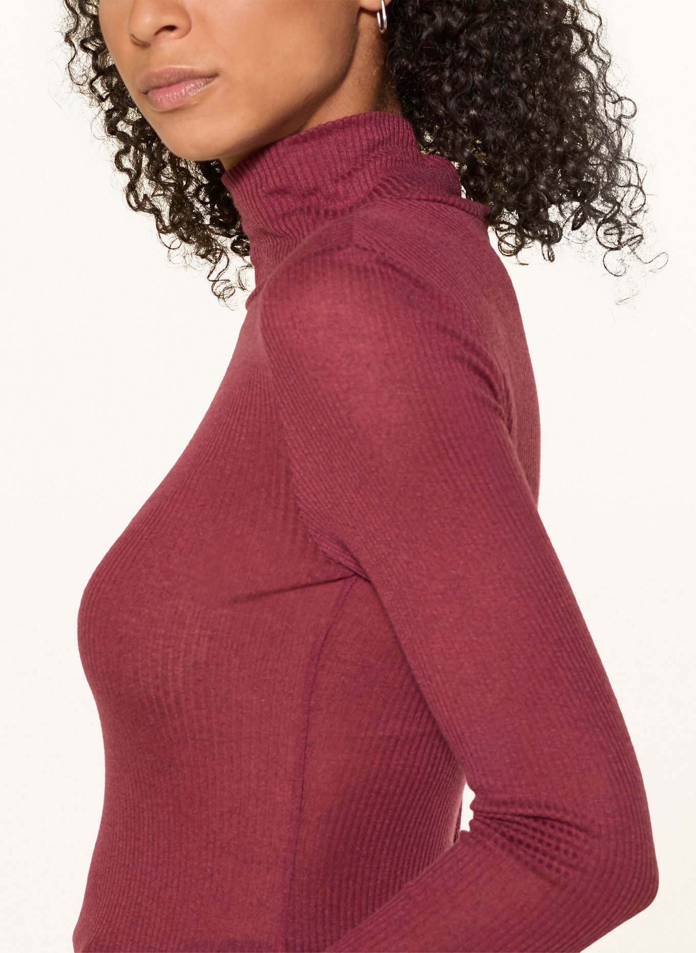 Rich & Royal Longsleeve: DUNKELROT