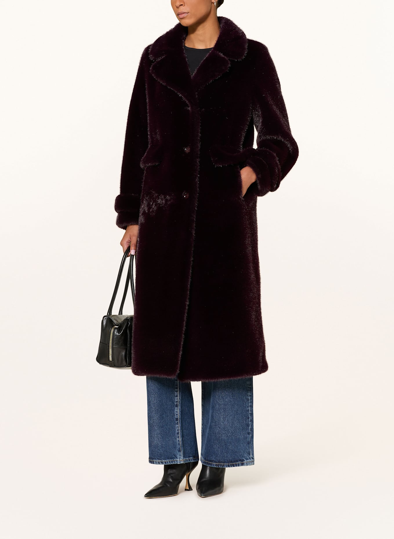 Rich & Royal Kunstpelz-Mantel: LILA