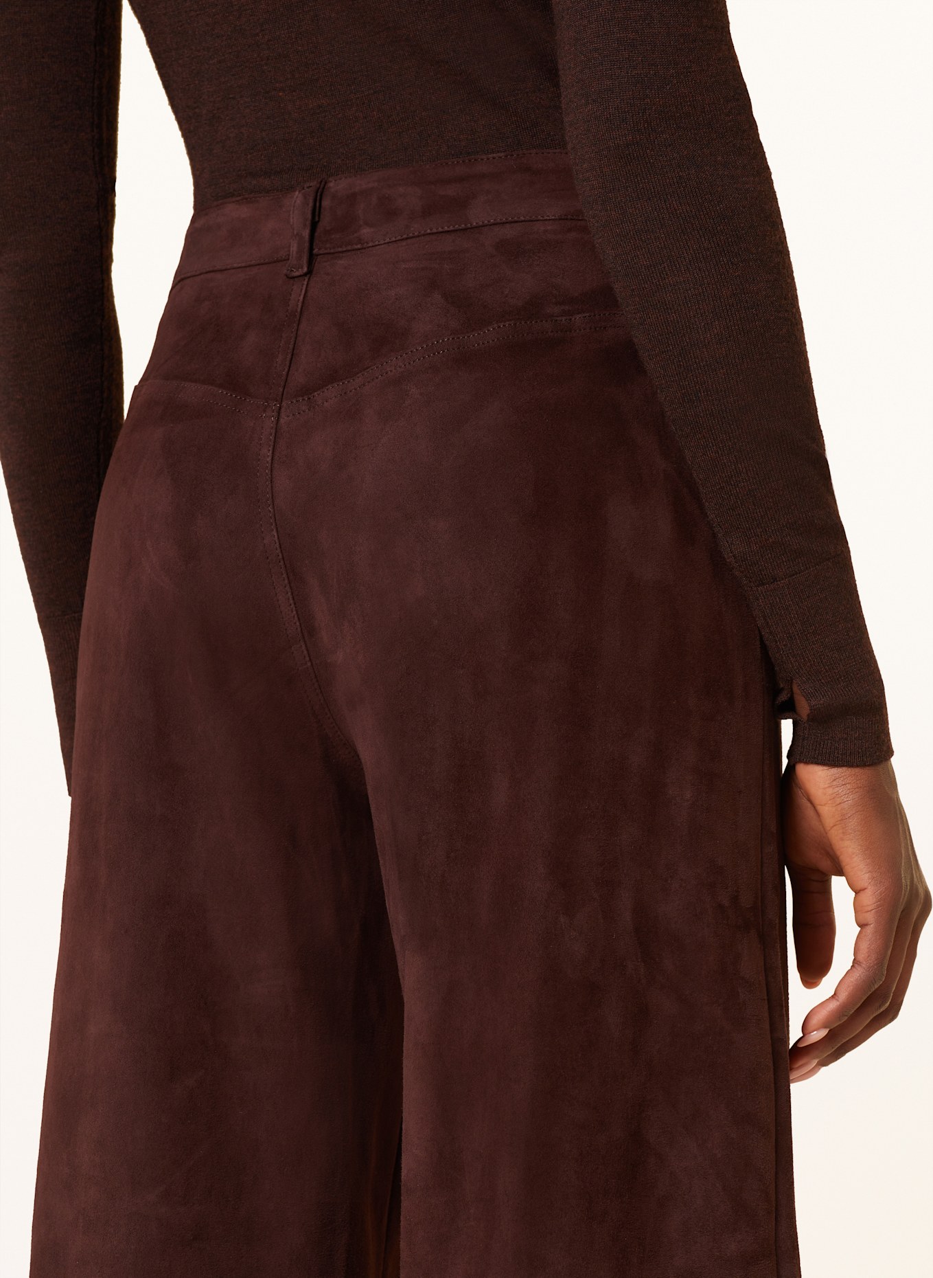 STOULS Lederhose MYTHEO: DUNKELBRAUN