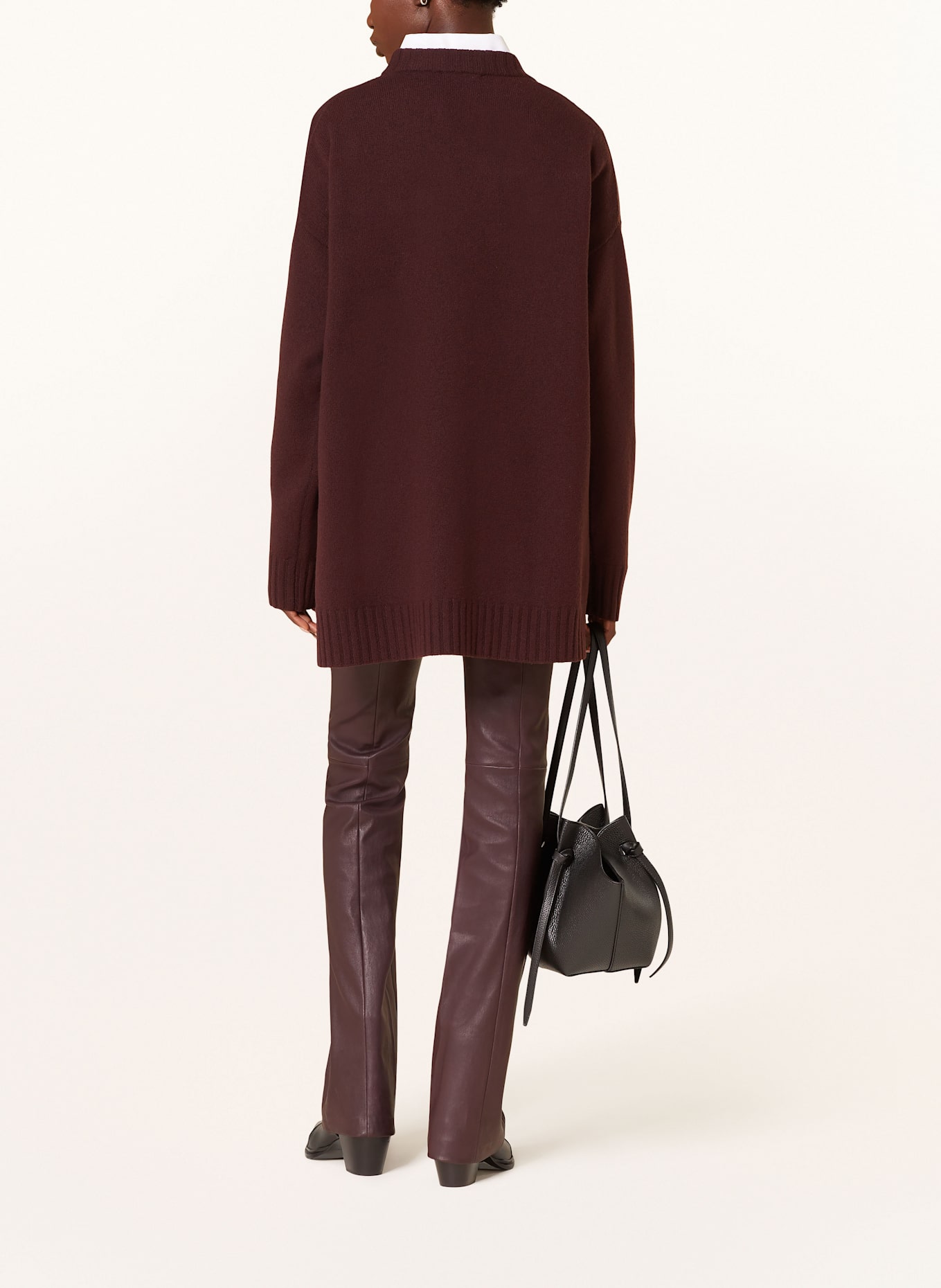 STOULS Lederhose ICHAM: DUNKELLILA